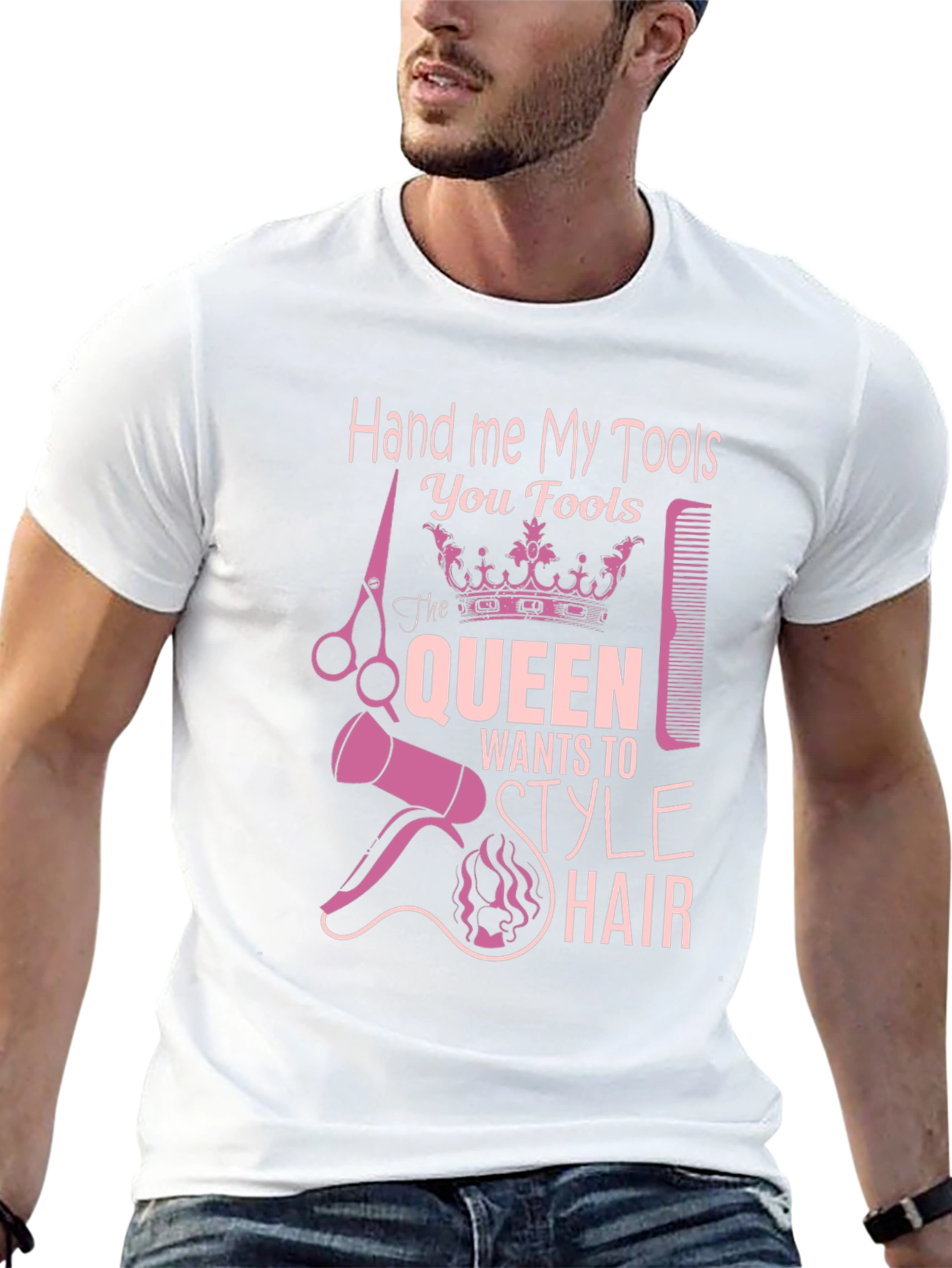 Queen Style Hairdresser T-Shirt