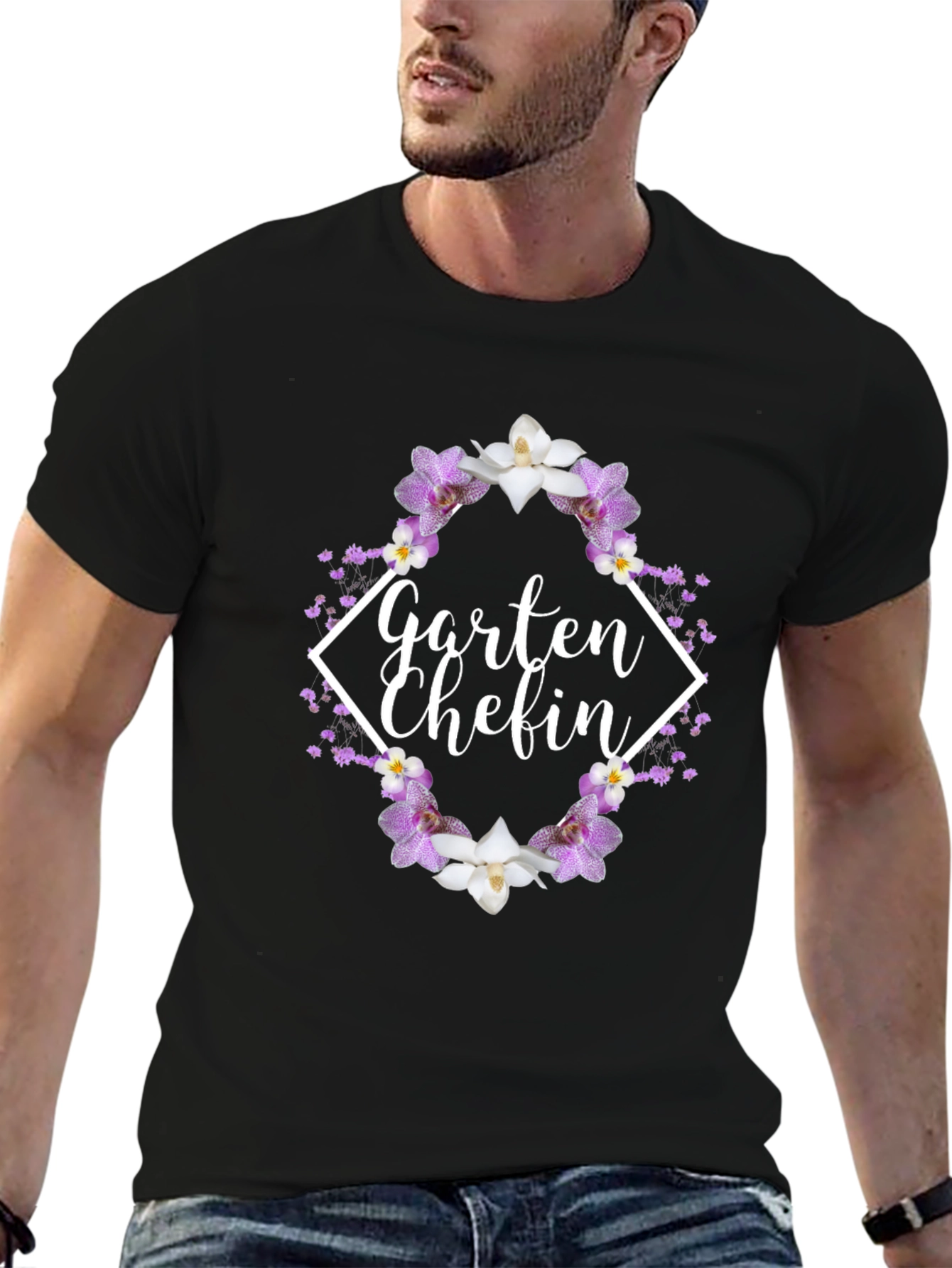 Garten Chefin Floral T-Shirt
