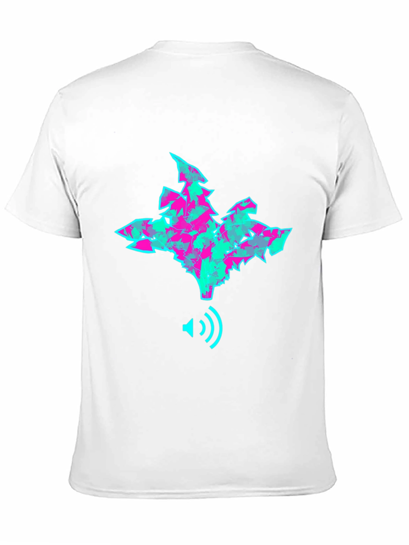Abstract Sound Wave T-Shirt - Trendy Graphic Tee