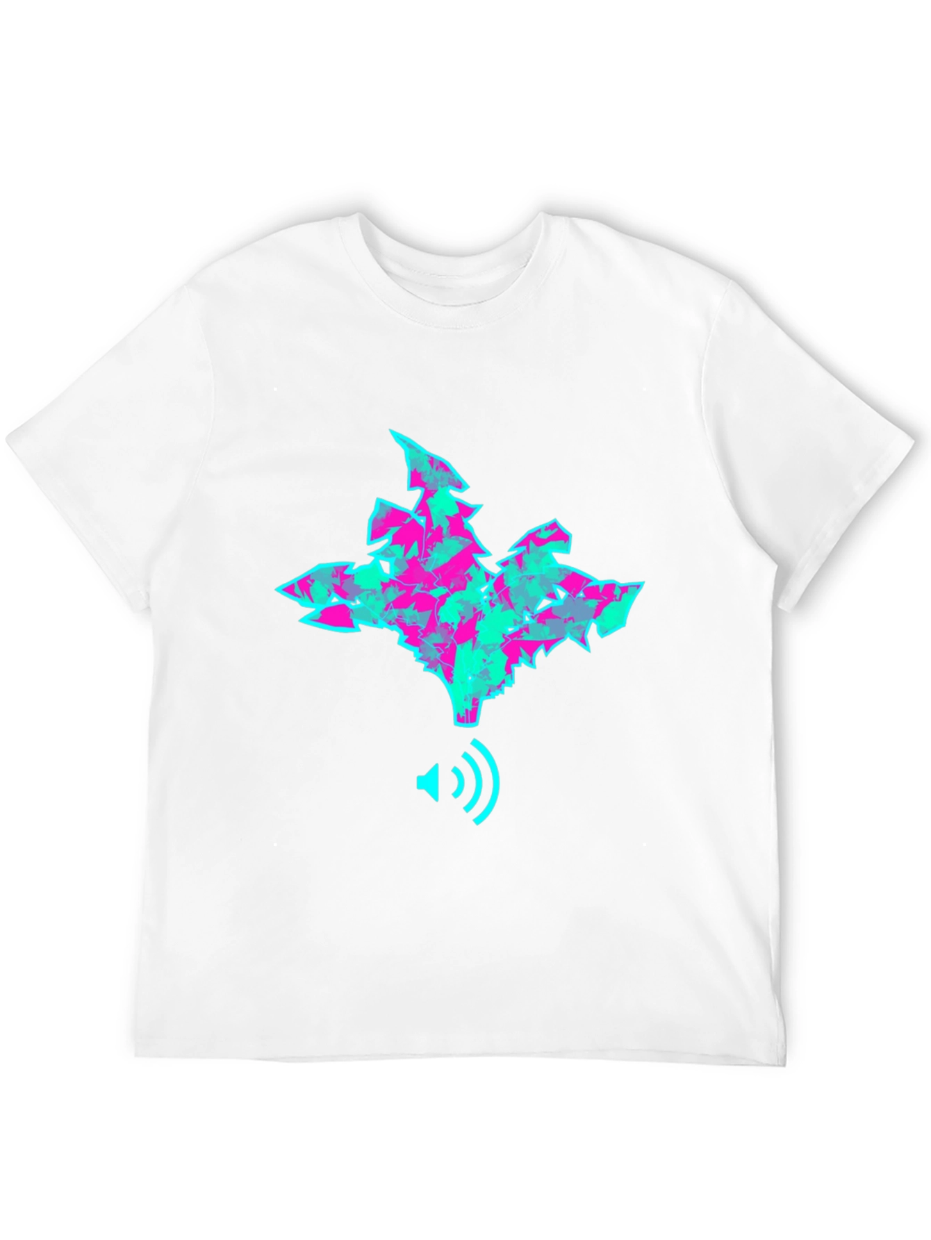 Abstract Sound Wave T-Shirt - Trendy Graphic Tee
