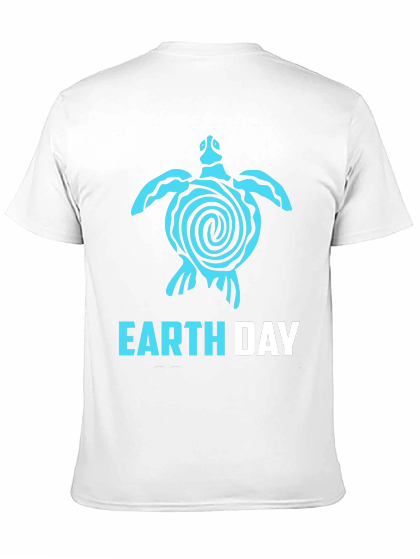 Earth Day Turtle T-Shirt - Black Cotton Tee