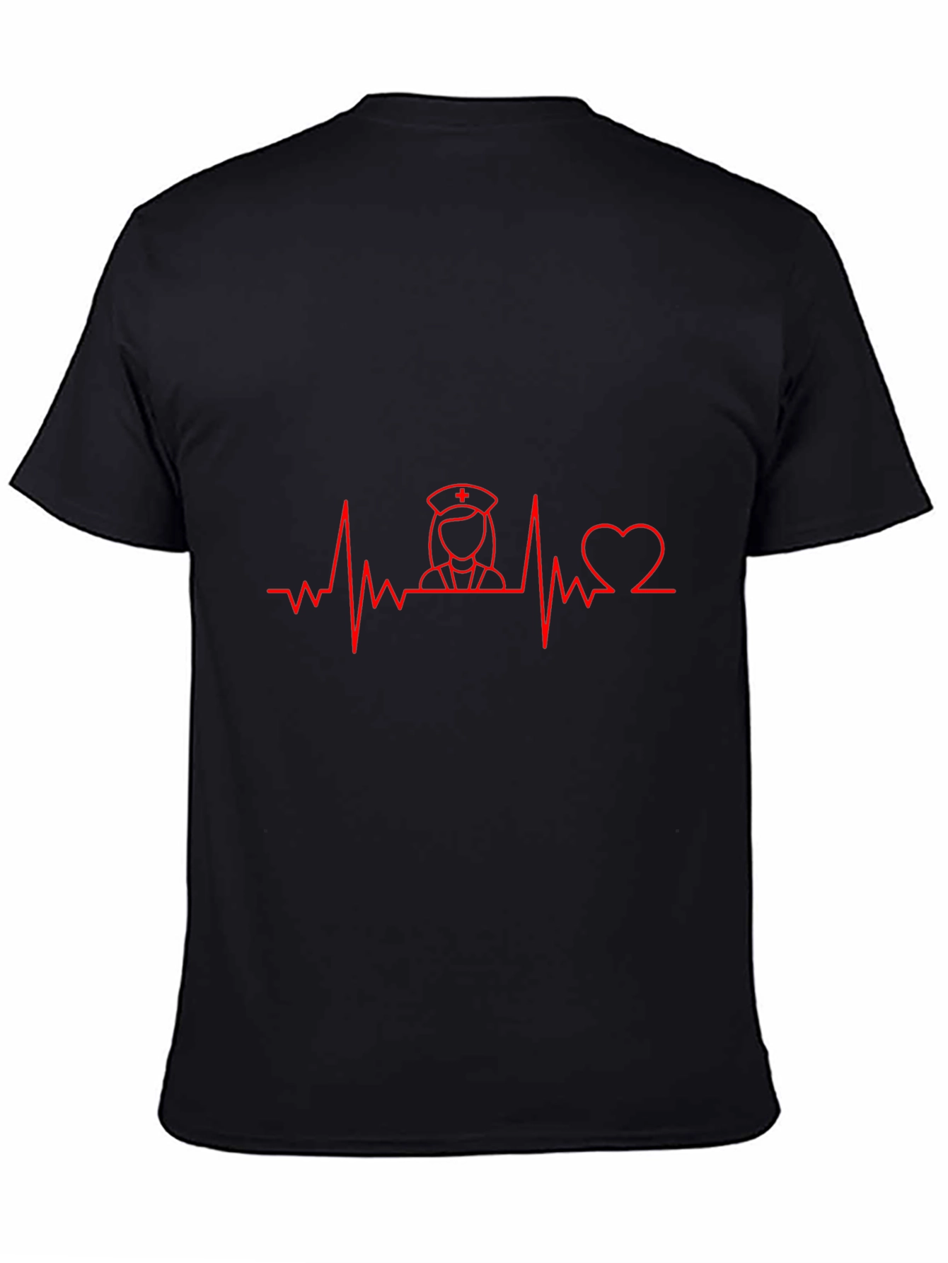 Nurse Heartbeat Graphic T-Shirt