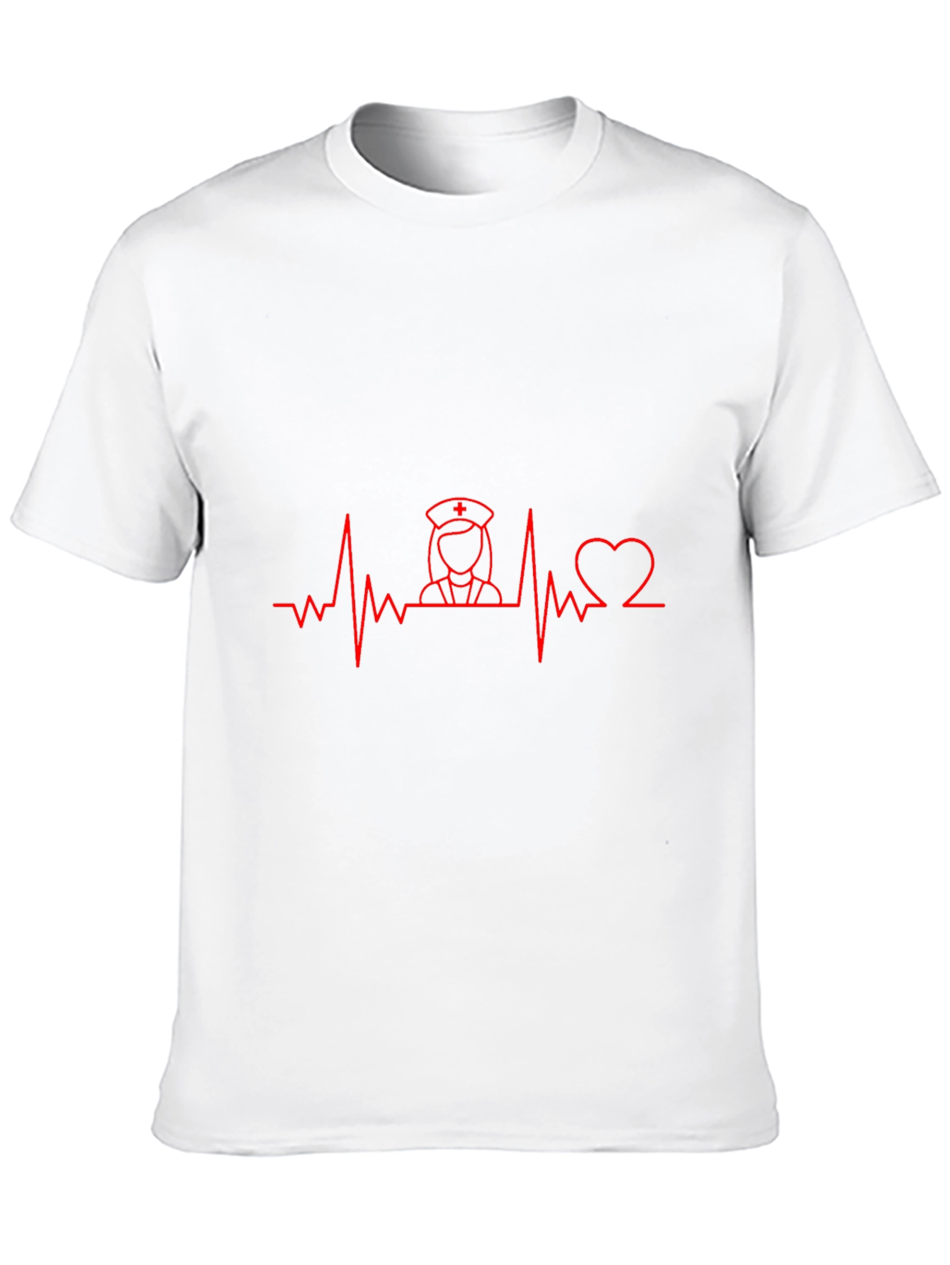 Nurse Heartbeat Graphic T-Shirt