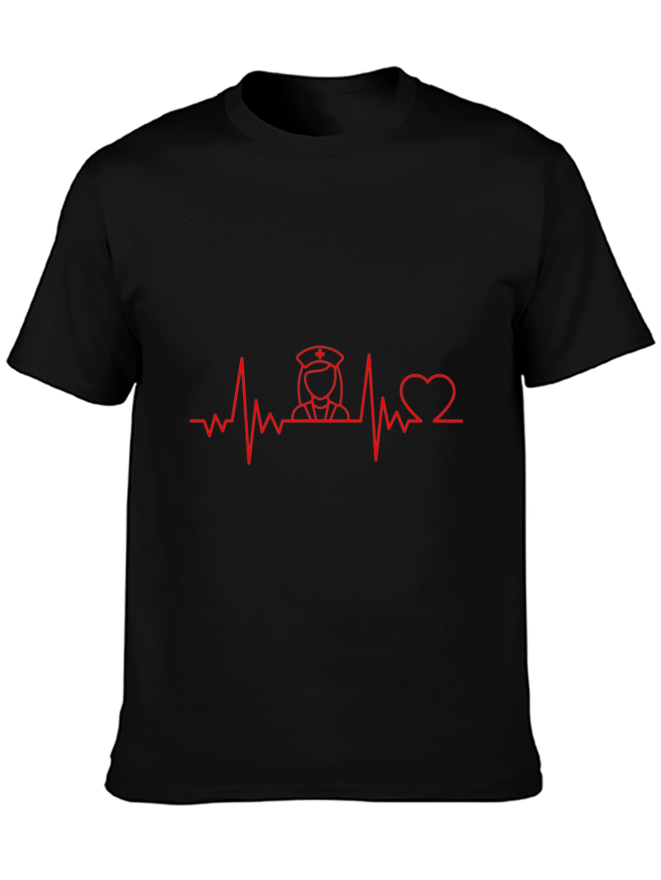 Nurse Heartbeat Graphic T-Shirt
