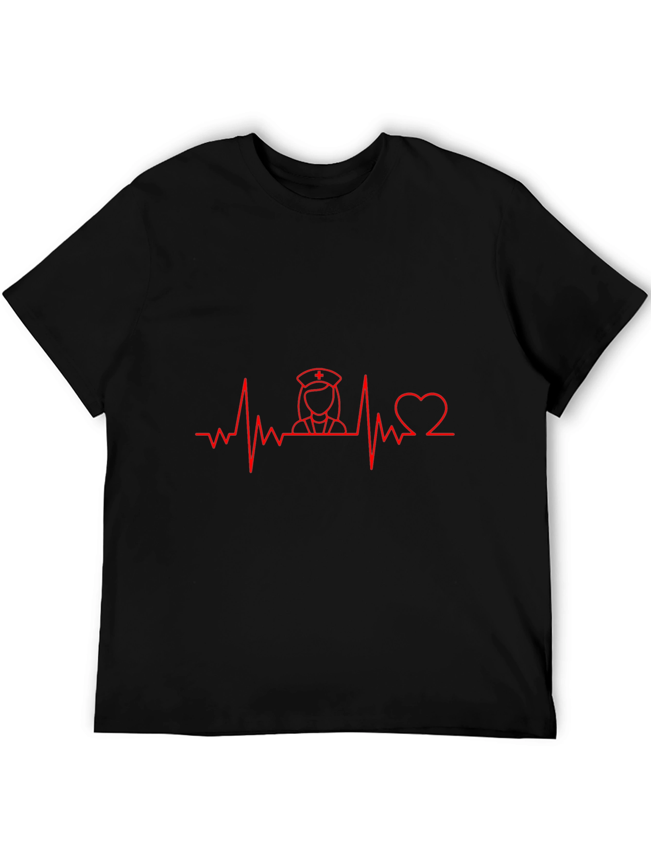 Nurse Heartbeat Graphic T-Shirt