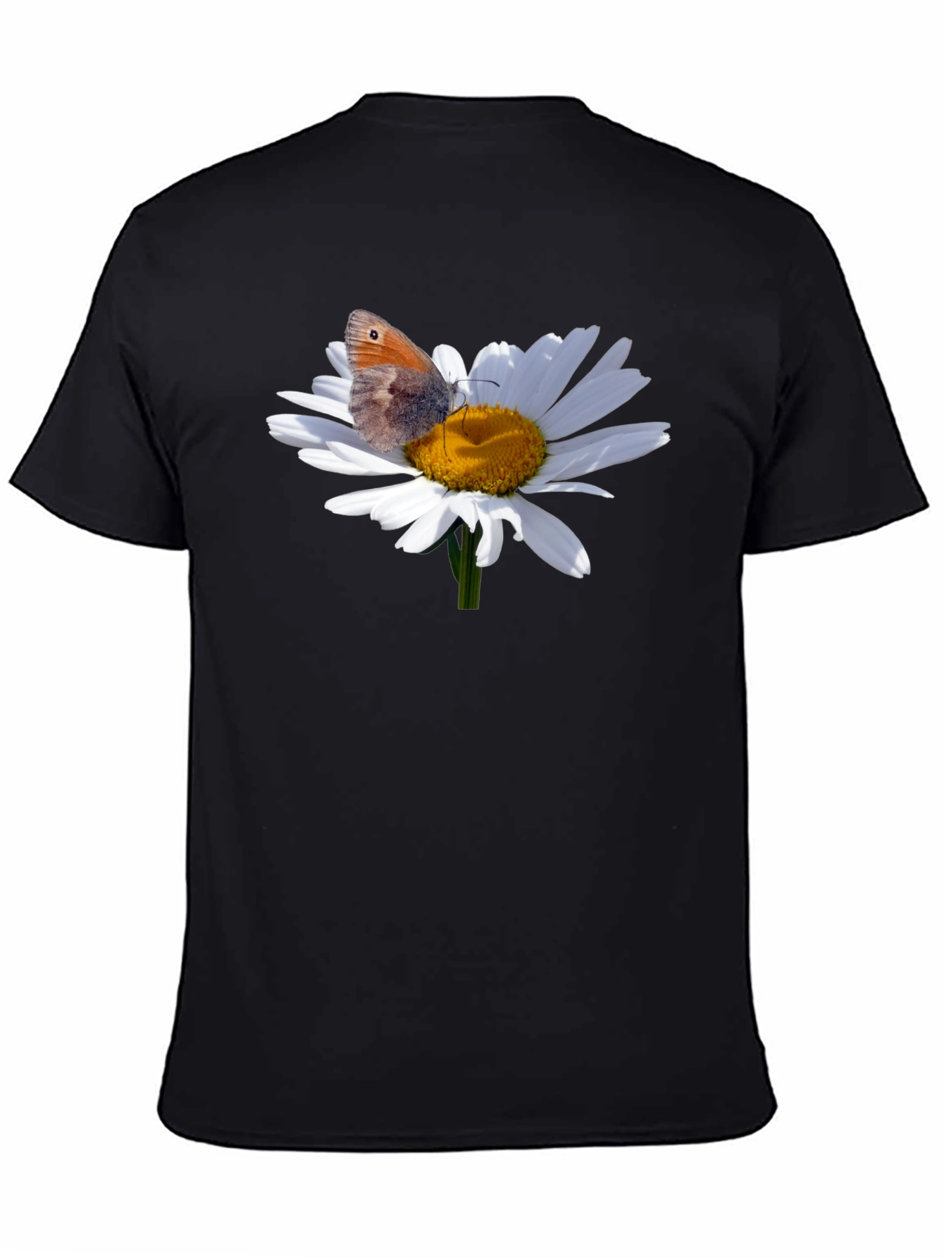 Daisy Butterfly Graphic T-Shirt - Nature Inspired Tee
