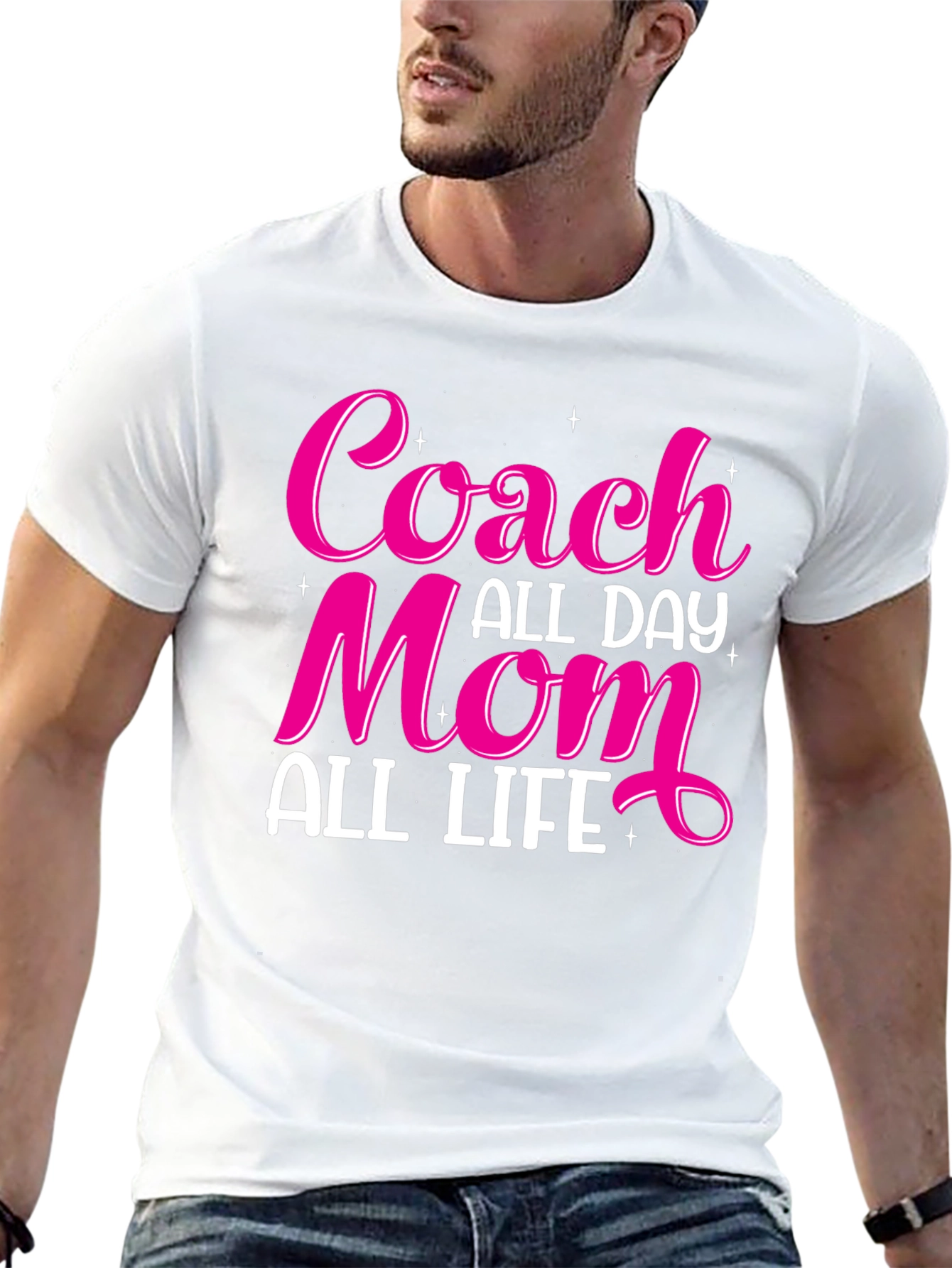 Coach Mom All Day All Life Graphic Tee