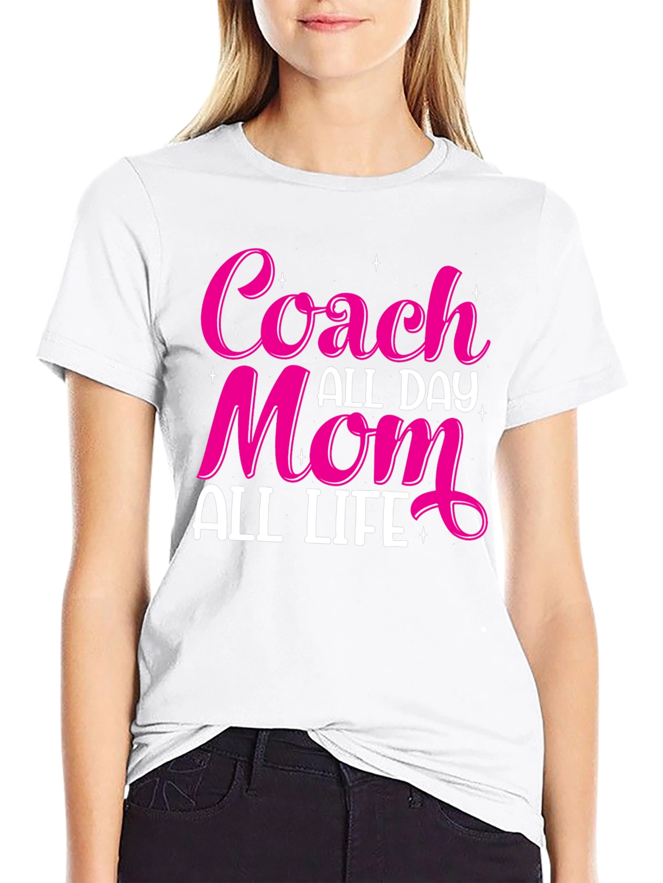 Coach Mom All Day All Life Graphic Tee
