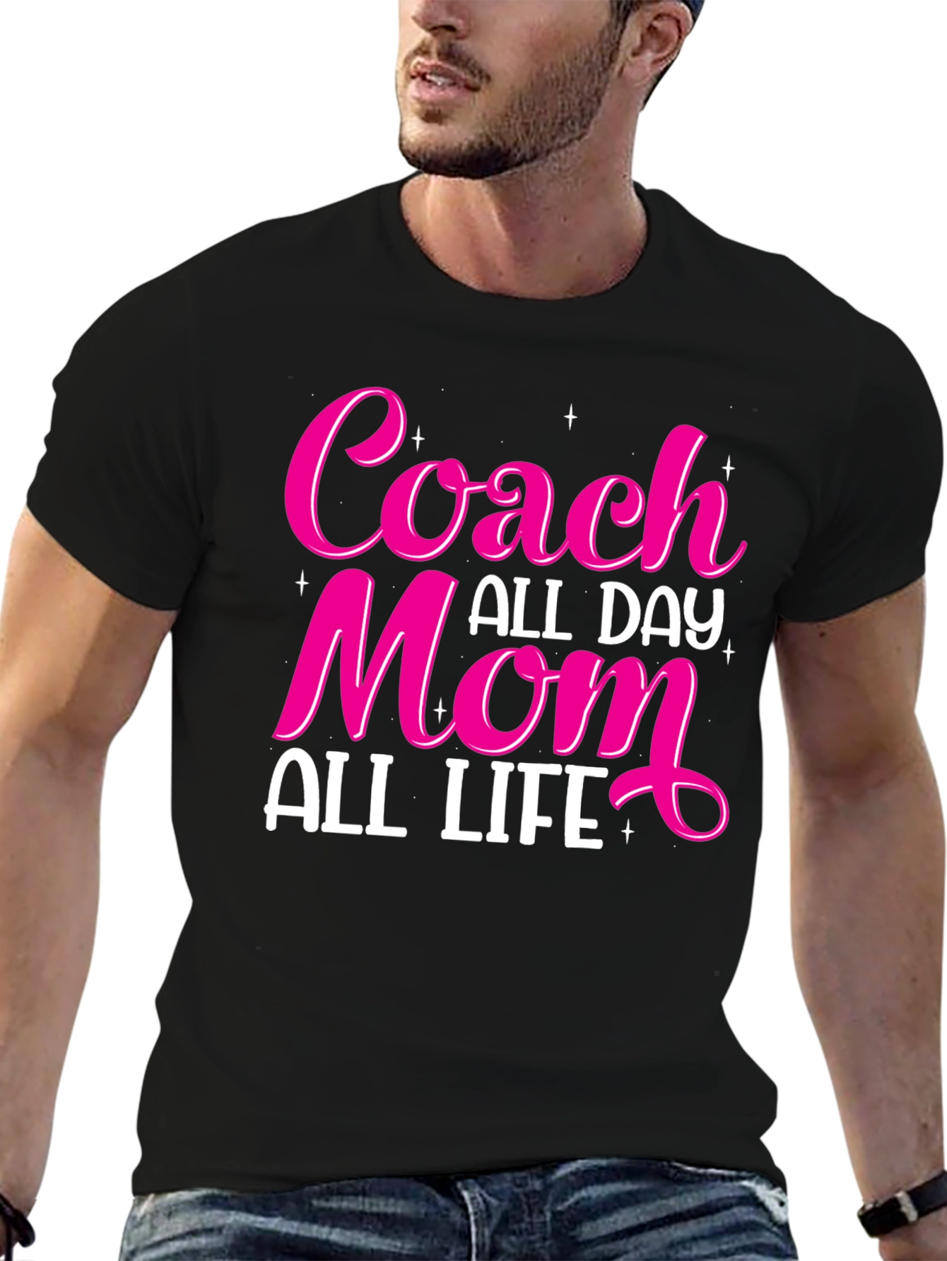 Coach Mom All Day All Life Graphic Tee