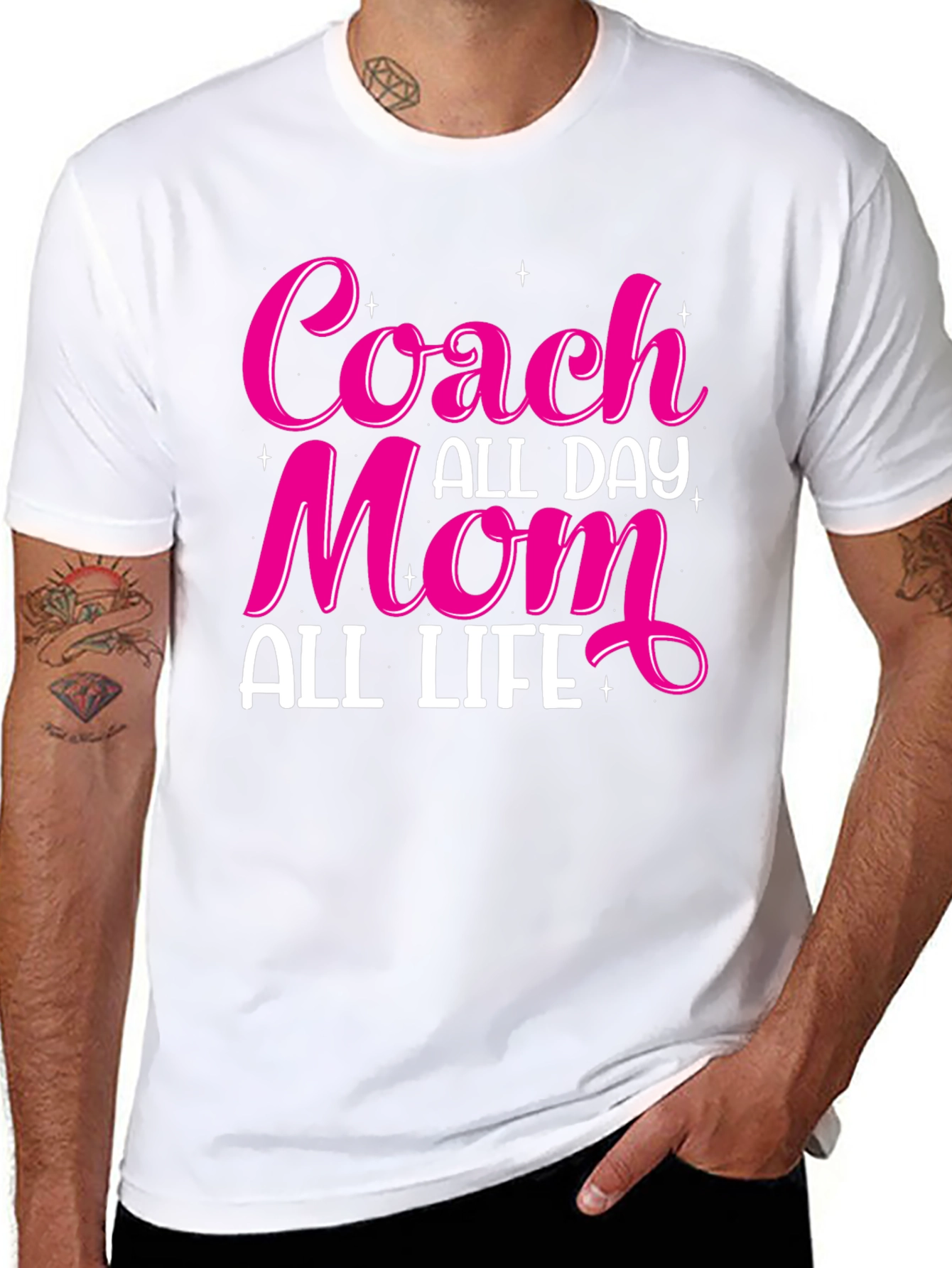 Coach Mom All Day All Life Graphic Tee