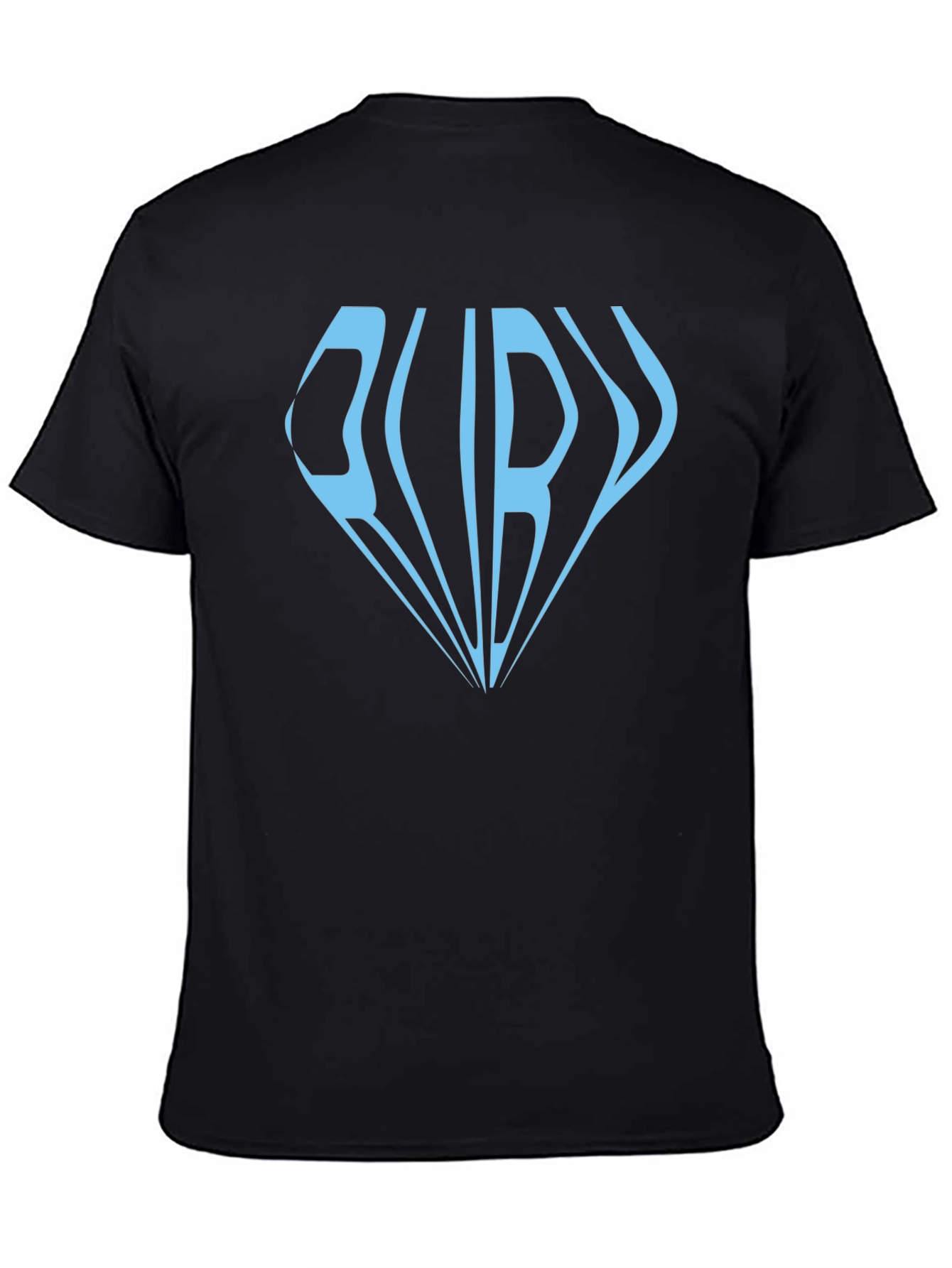 Ruby Diamond Graphic Print Black T-Shirt