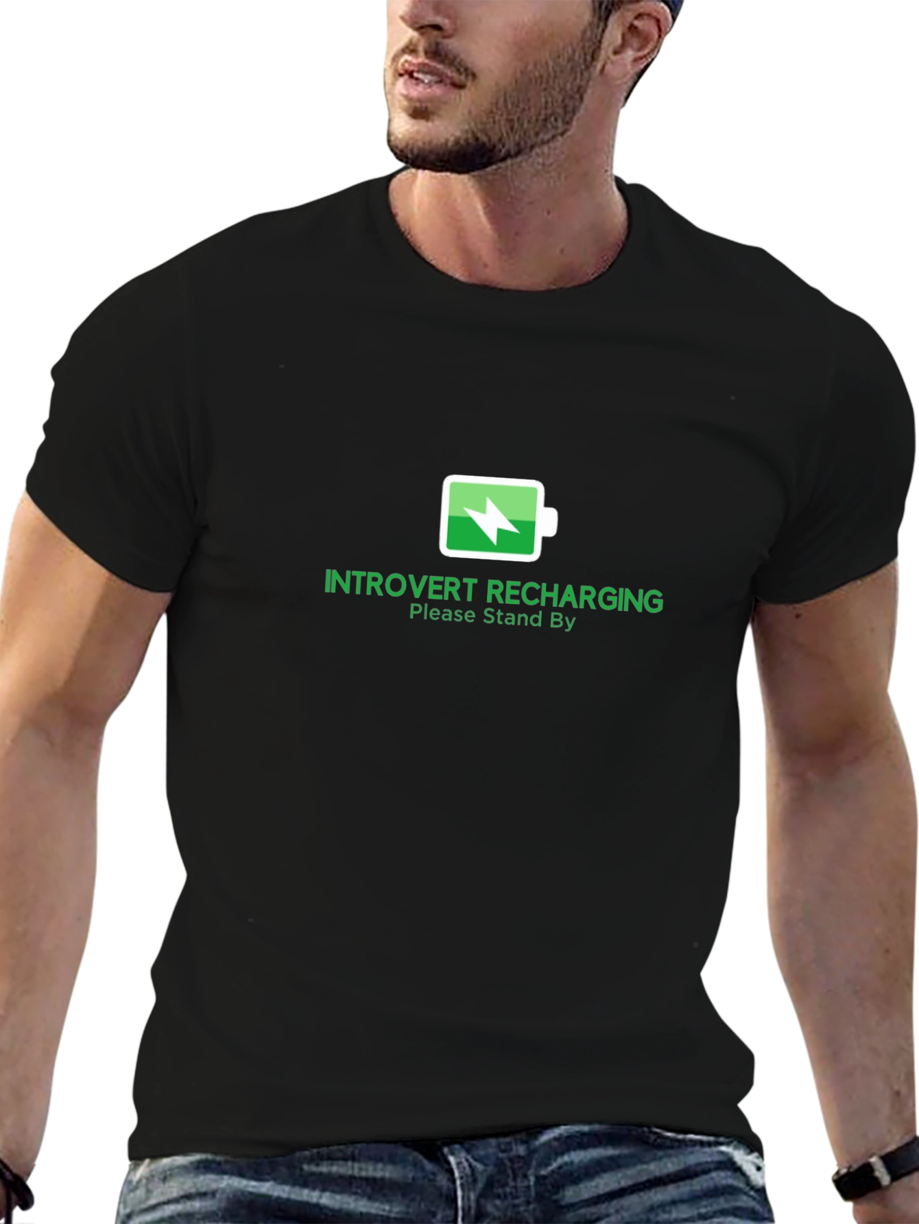 Introvert Recharging T-Shirt - Soft Cotton Tee