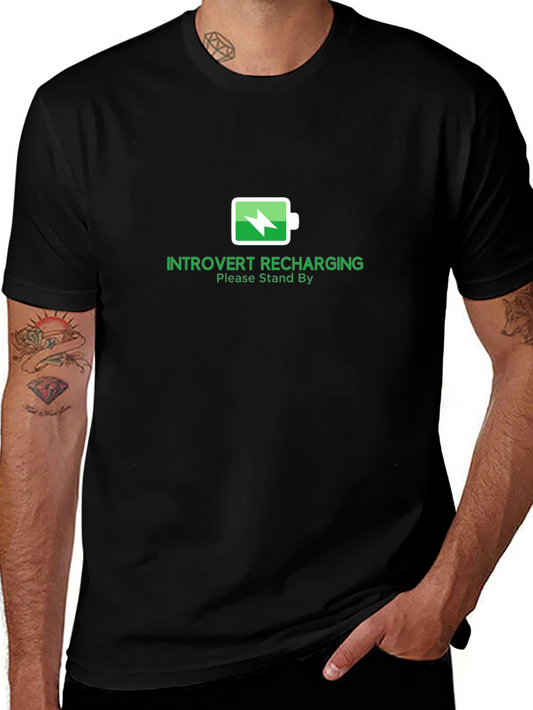 Introvert Recharging T-Shirt - Soft Cotton Tee