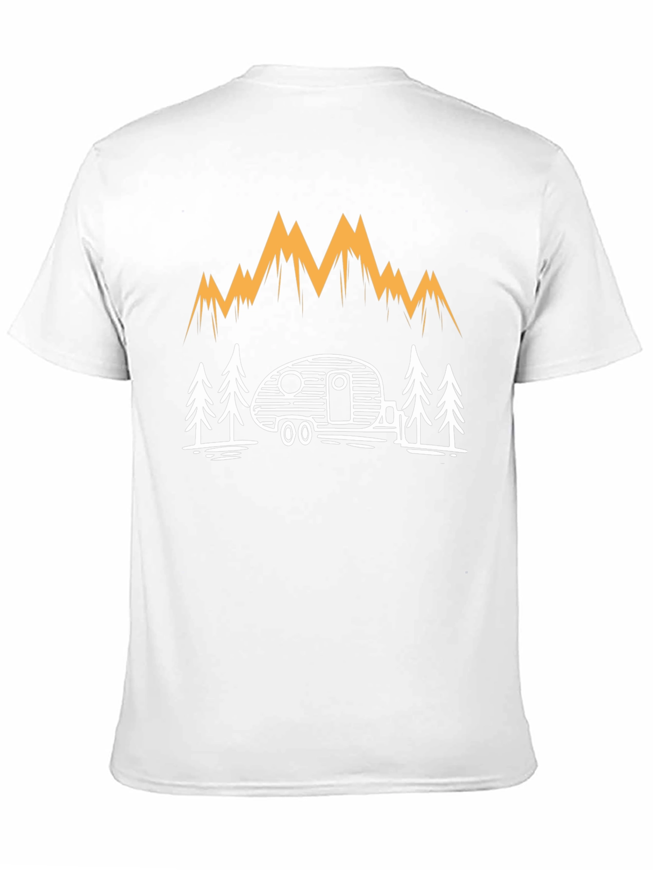 Camping Adventure T-Shirt - Mountain & Camper Design
