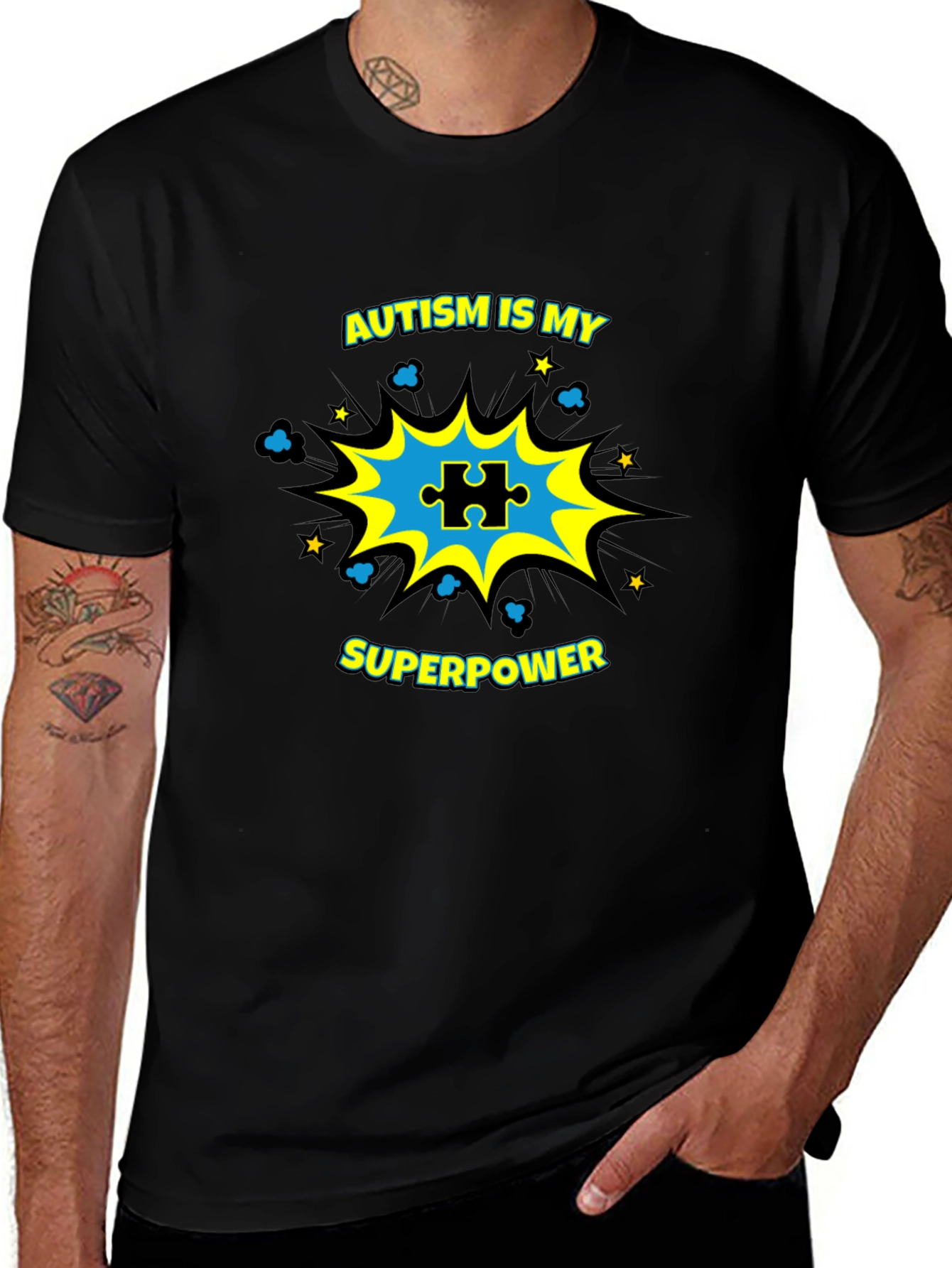 Autism Is My Superpower Graphic T-Shirt
