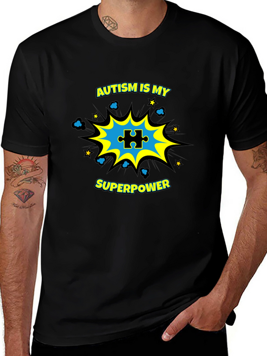 Autism Is My Superpower Graphic T-Shirt