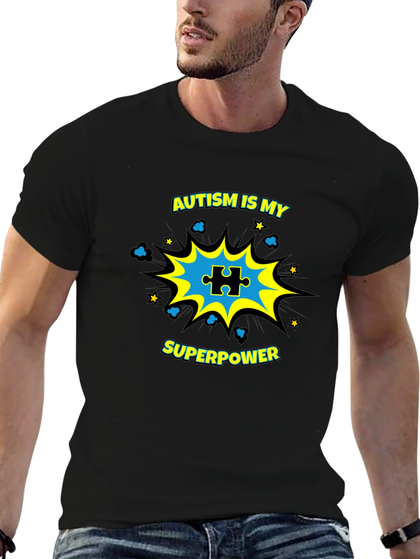 Autism Is My Superpower Graphic T-Shirt