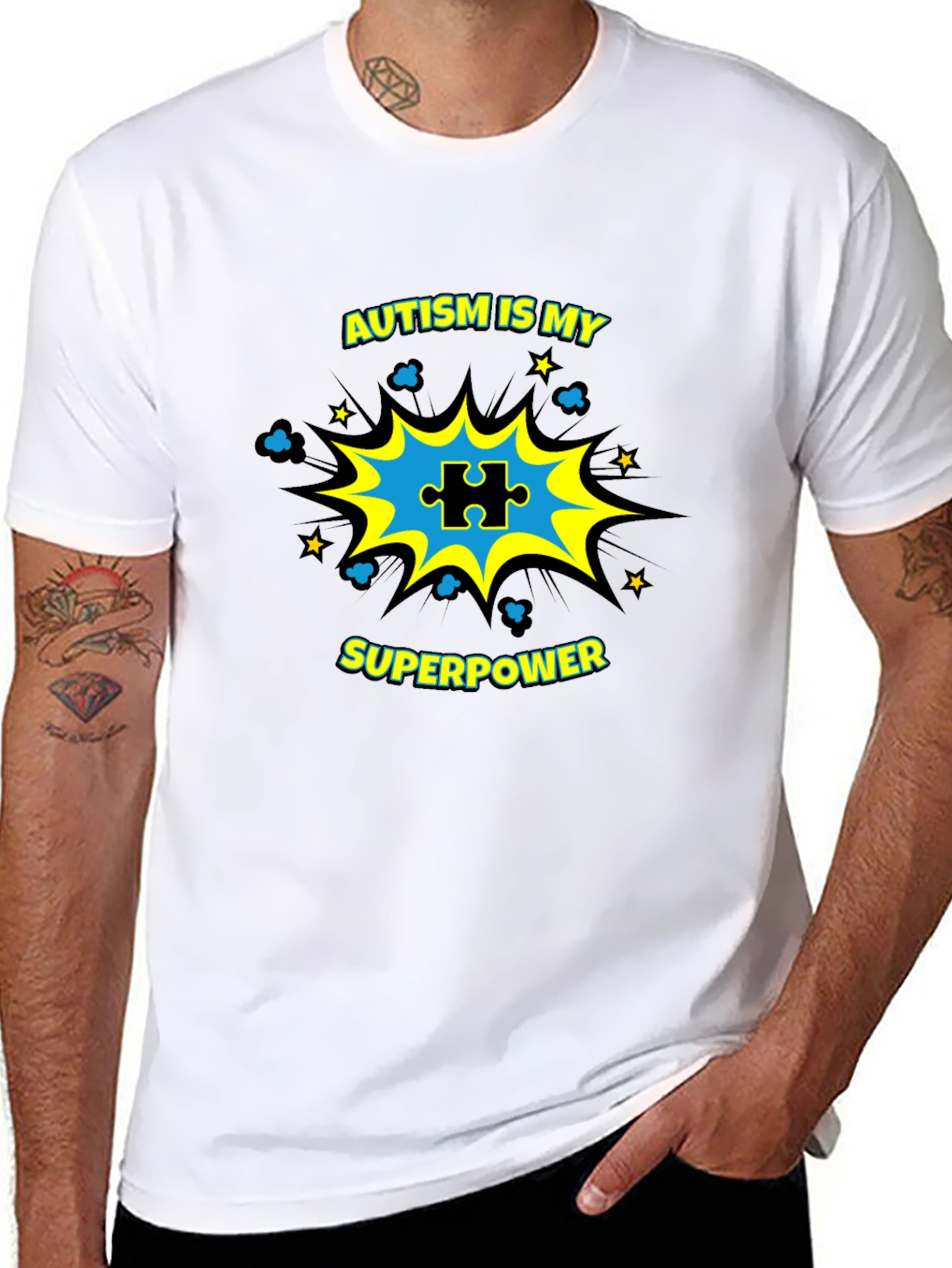 Autism Is My Superpower Graphic T-Shirt