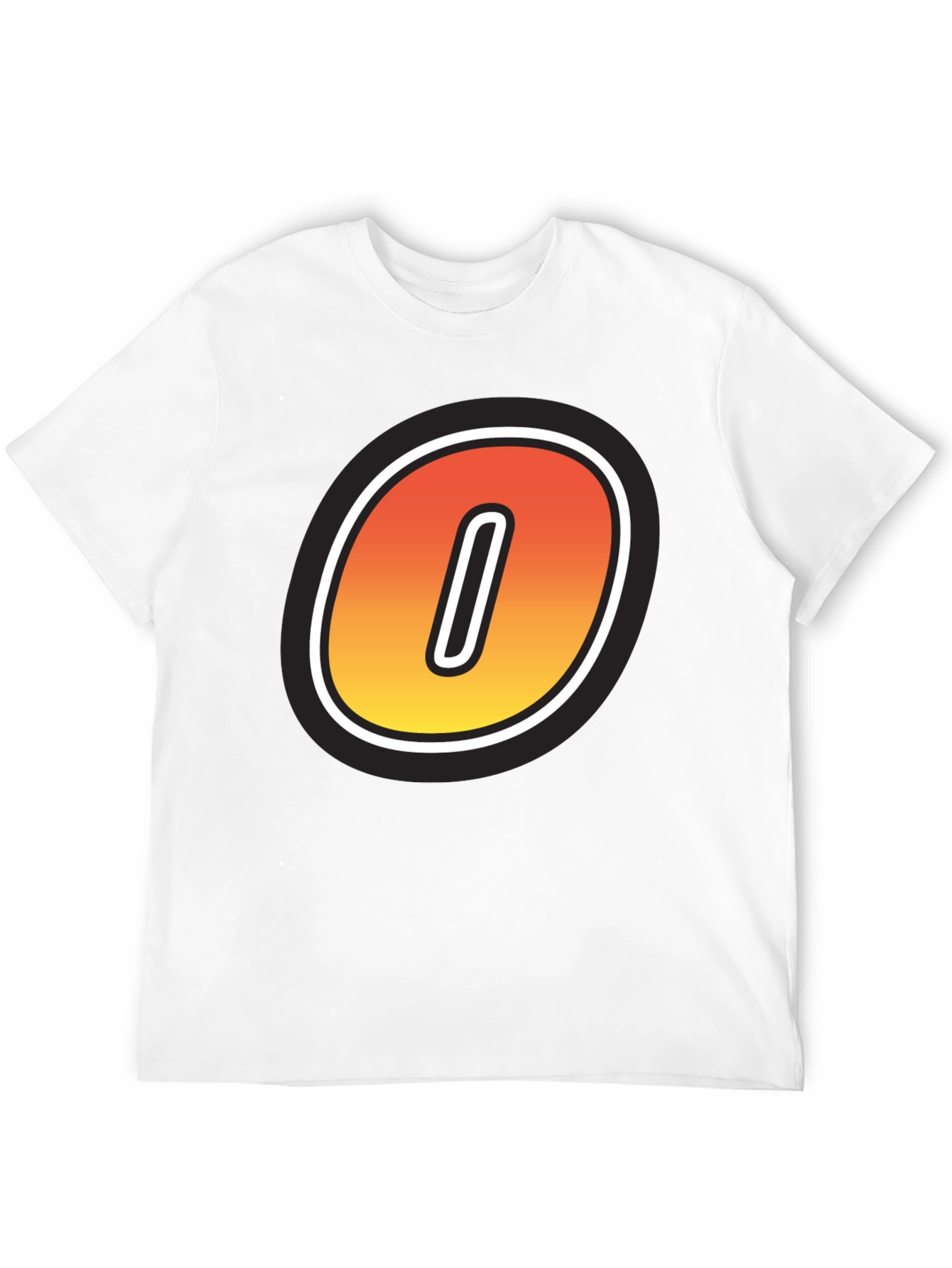 Fiery O Graphic Tee - Bold Statement Shirt