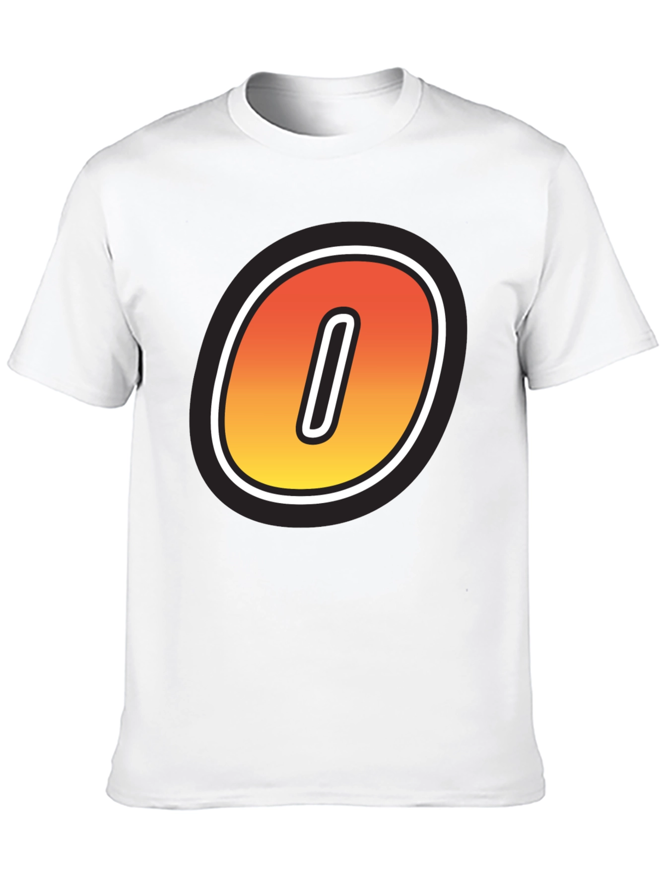 Fiery O Graphic Tee - Bold Statement Shirt