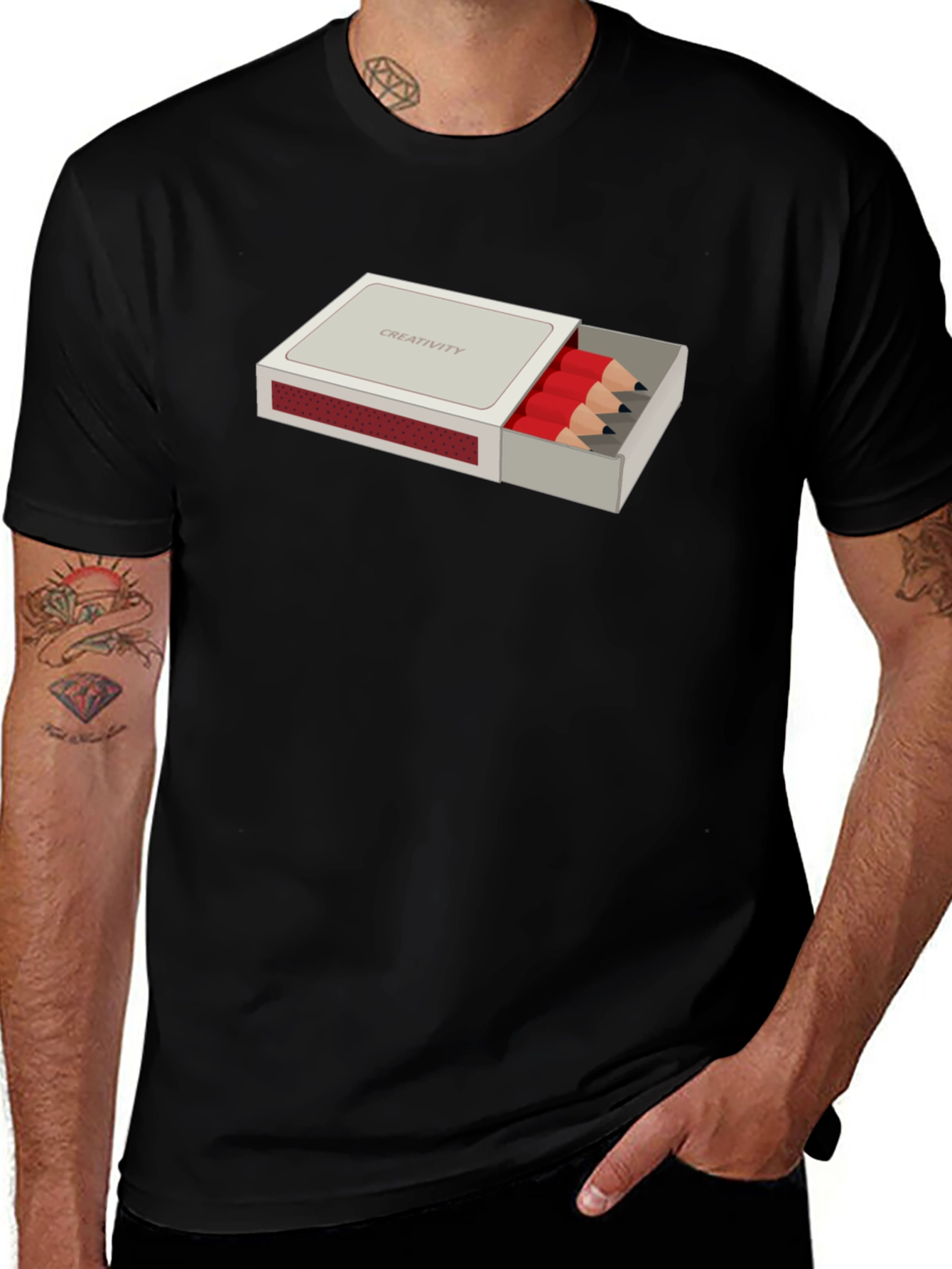 Creativity Pencil Box Graphic Tee