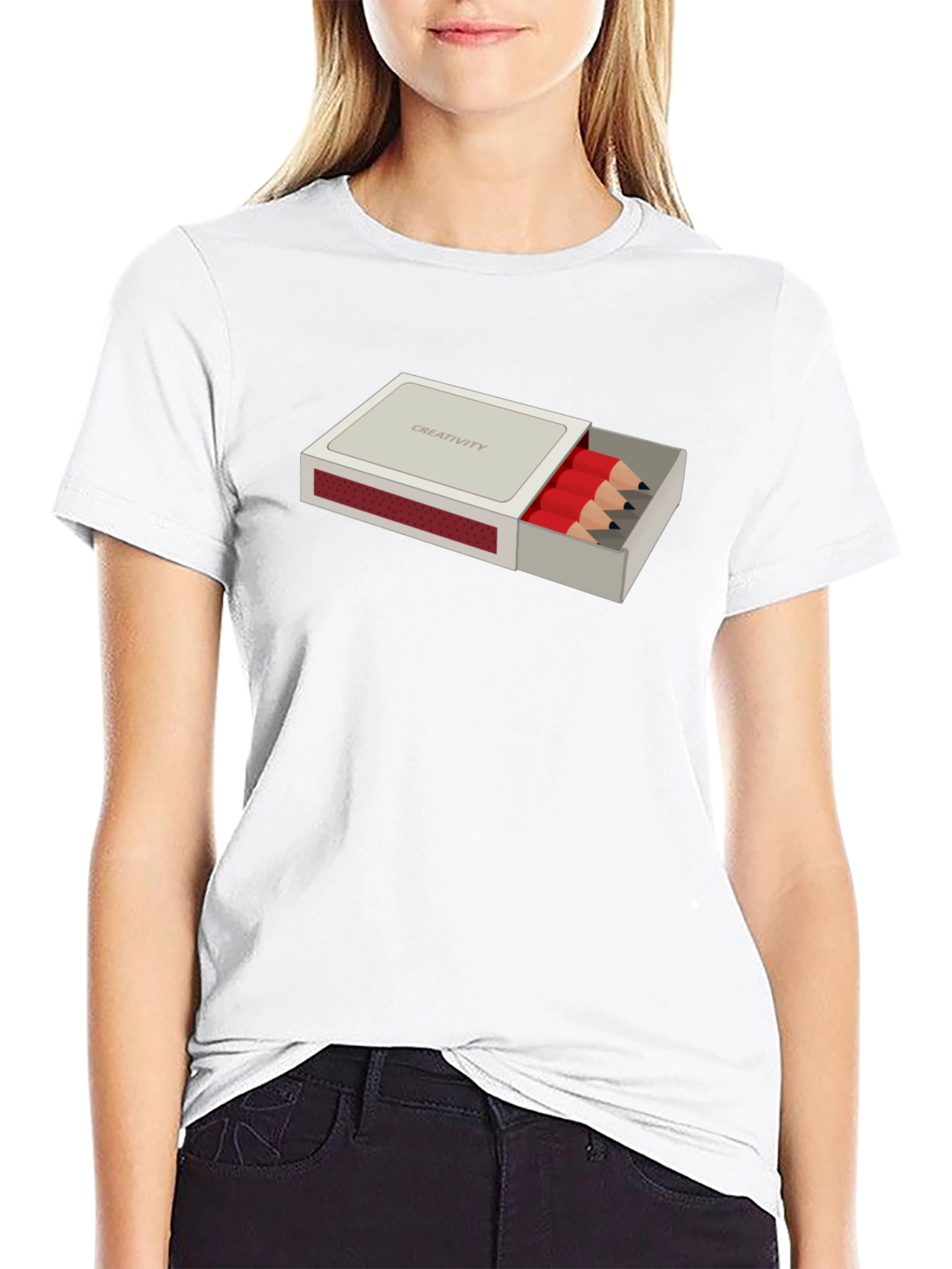 Creativity Pencil Box Graphic Tee
