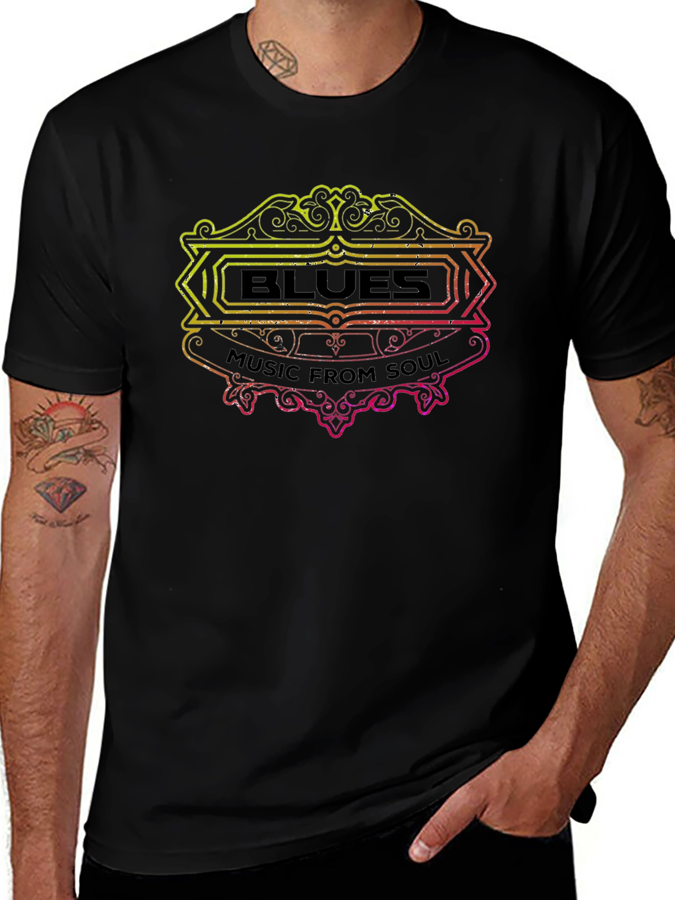 Blues Music from Soul Graphic T-Shirt