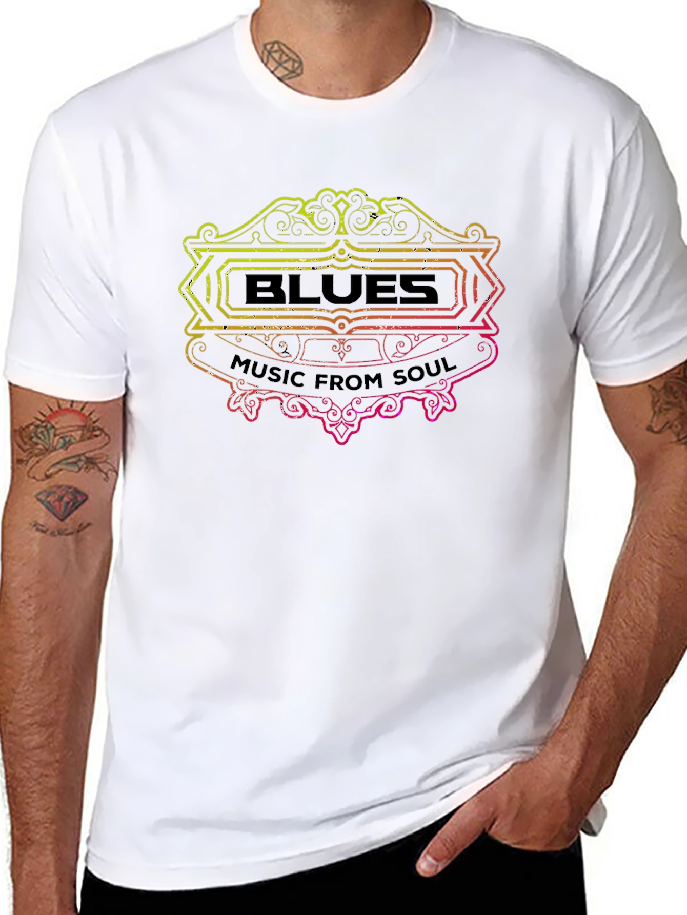 Blues Music from Soul Graphic T-Shirt