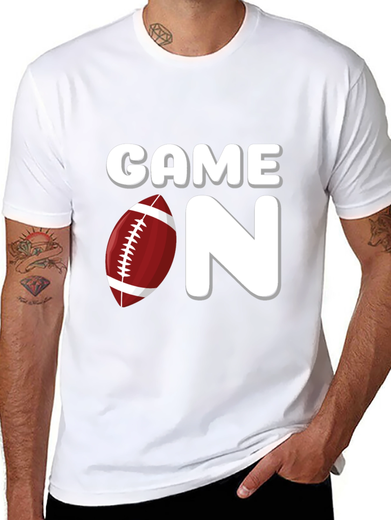 Game On Football Graphic T-Shirt