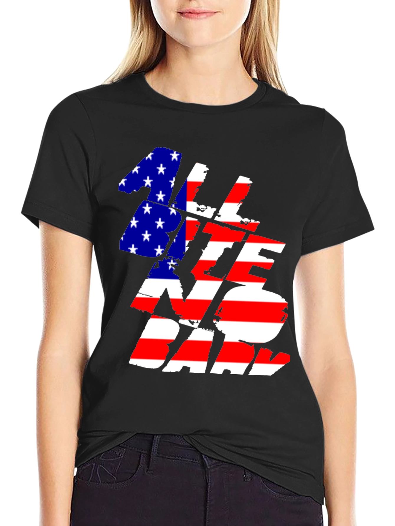 Patriotic All State No Dad T-Shirt