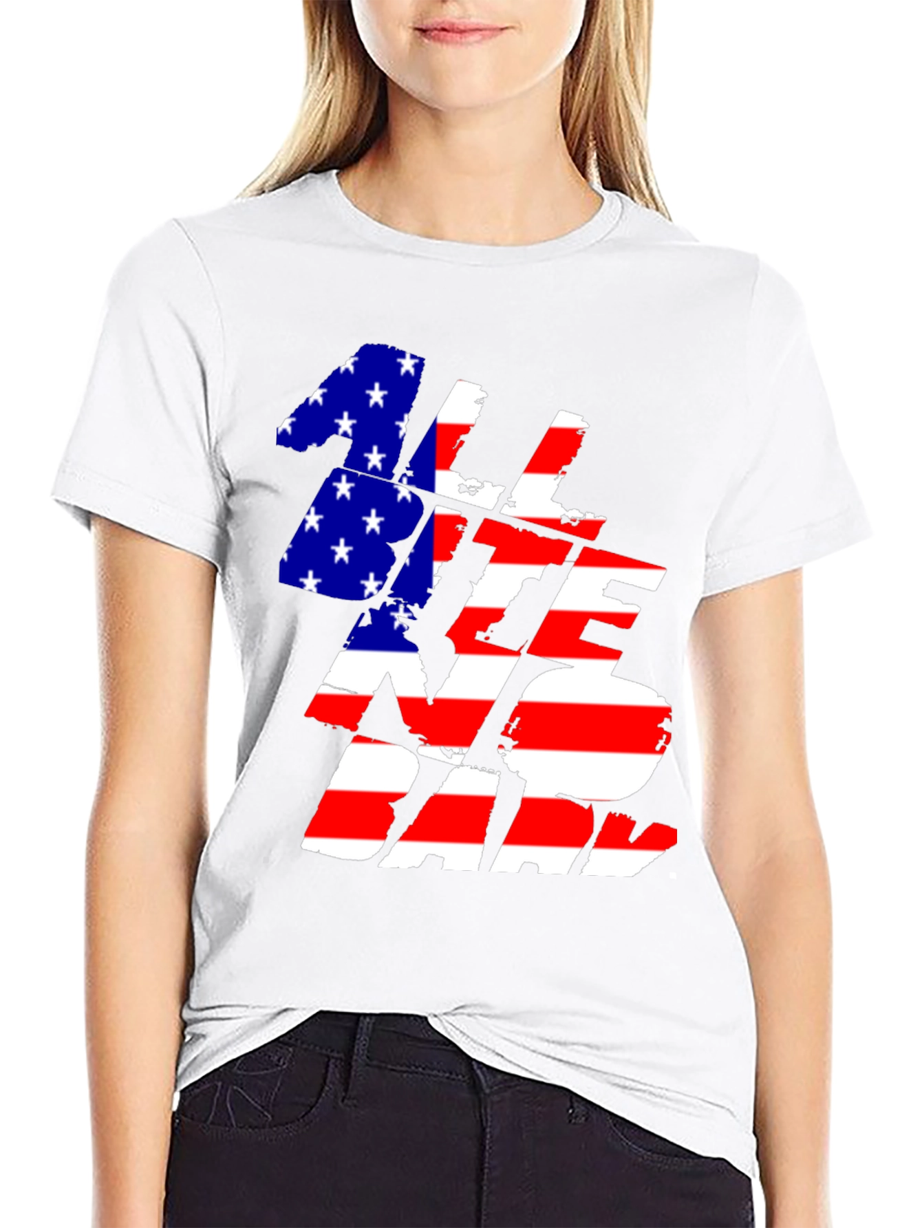 Patriotic All State No Dad T-Shirt