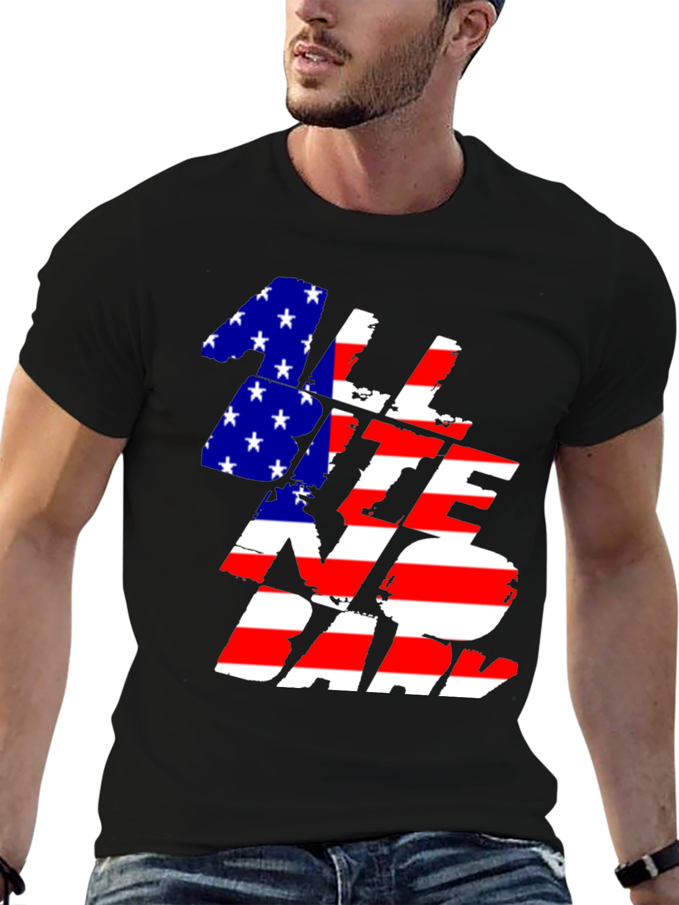Patriotic All State No Dad T-Shirt