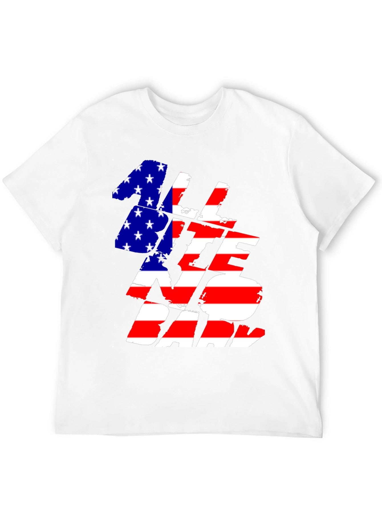 Patriotic All State No Dad T-Shirt