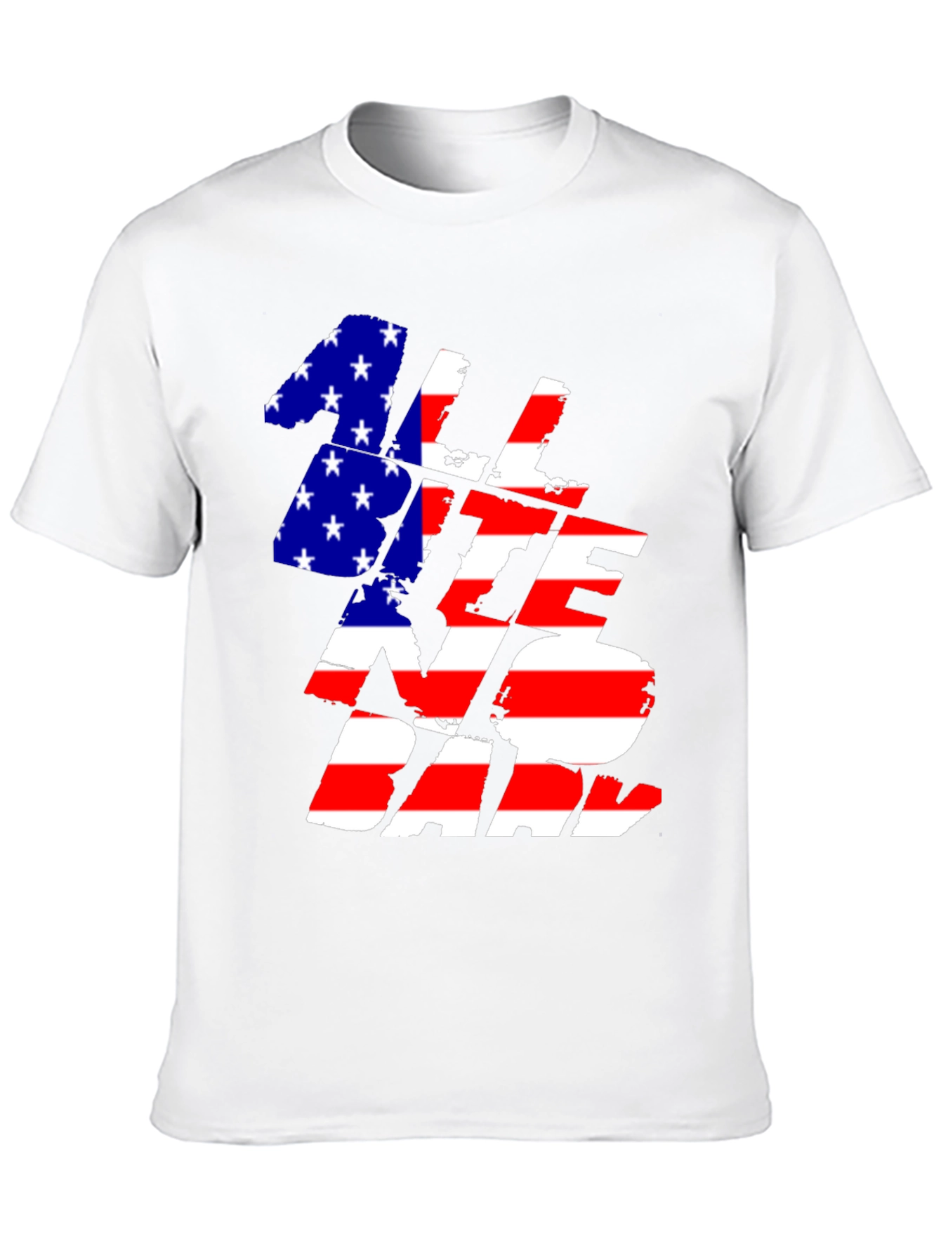 Patriotic All State No Dad T-Shirt