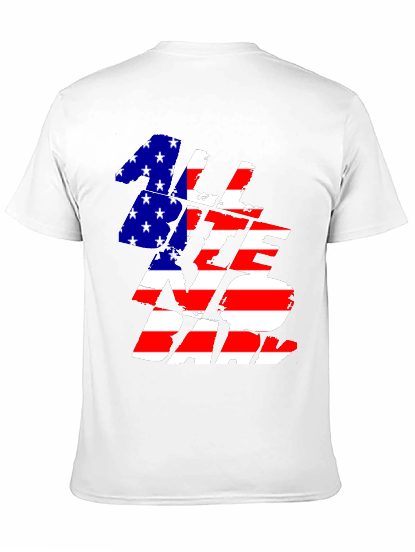 Patriotic All State No Dad T-Shirt