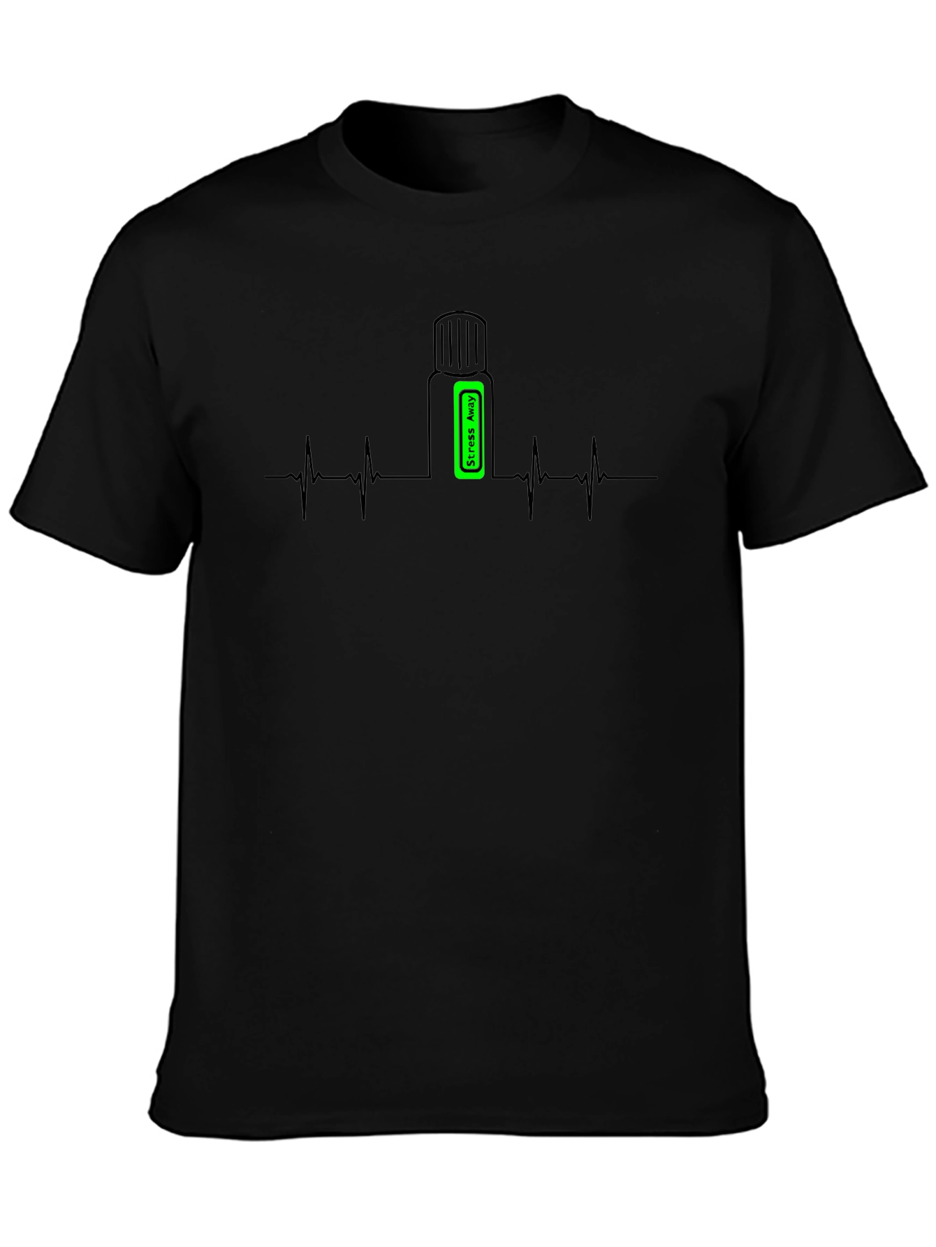 Stress Away Essential Oil Heartbeat T-Shirt