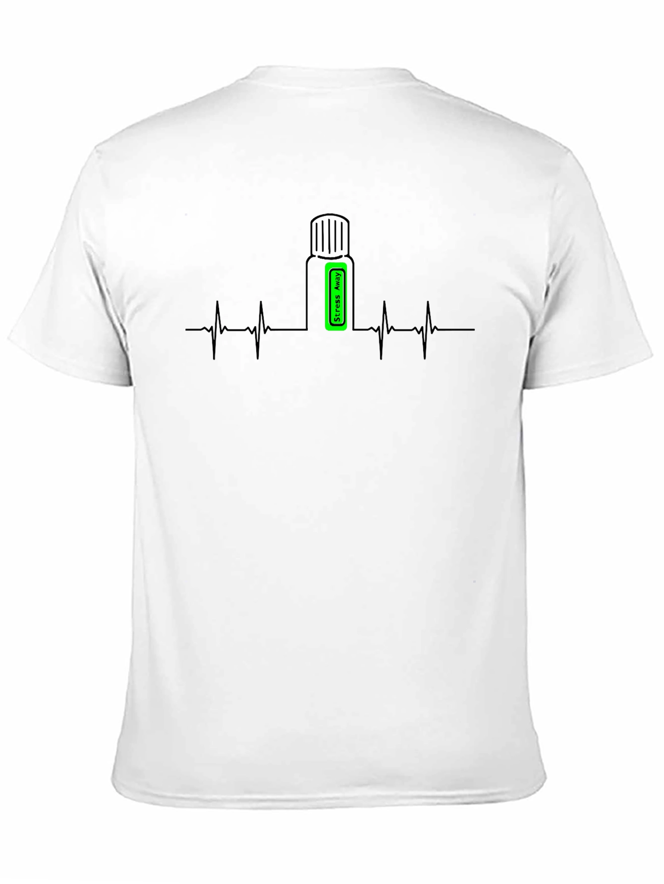 Stress Away Essential Oil Heartbeat T-Shirt