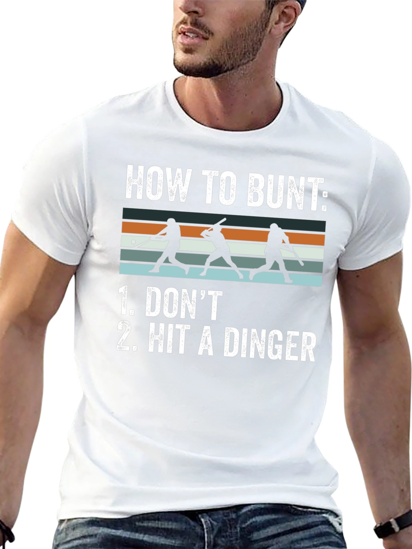 How To Bunt T-Shirt - Funny Baseball Tee