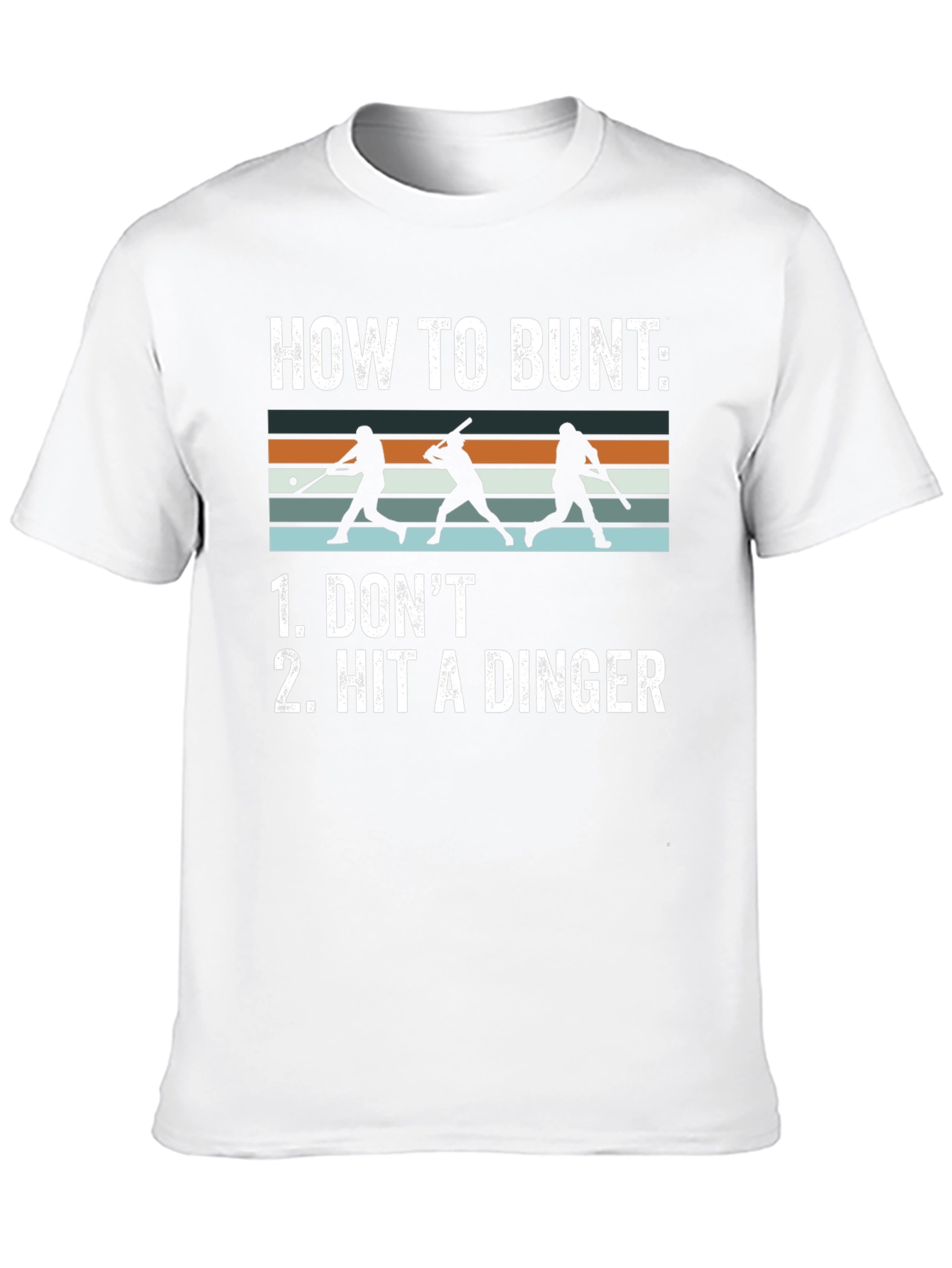 How To Bunt T-Shirt - Funny Baseball Tee