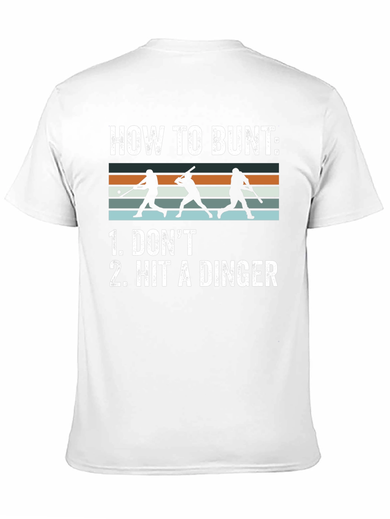 How To Bunt T-Shirt - Funny Baseball Tee