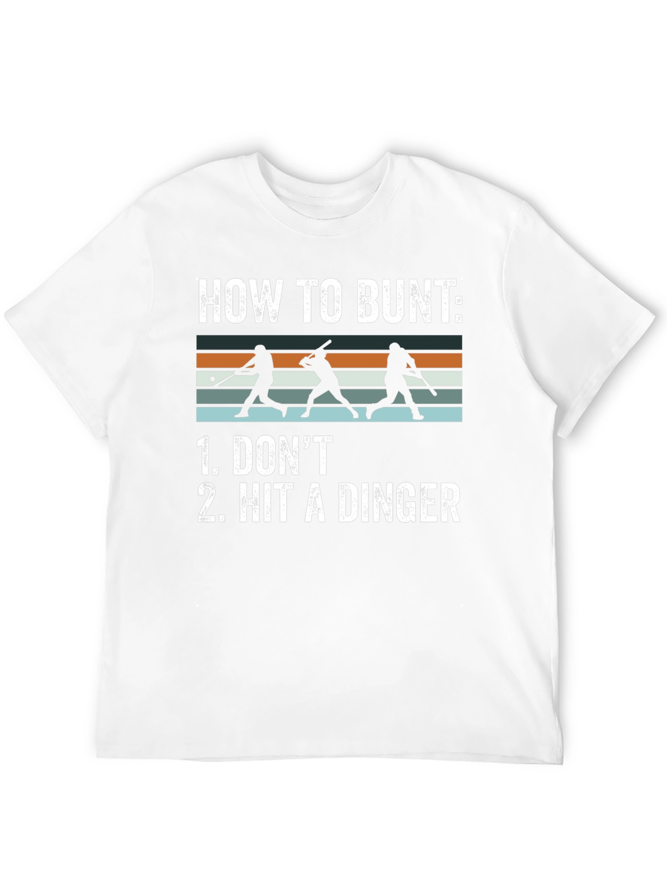How To Bunt T-Shirt - Funny Baseball Tee