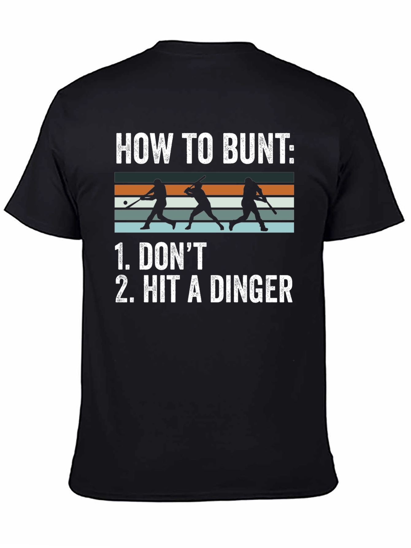 How To Bunt T-Shirt - Funny Baseball Tee