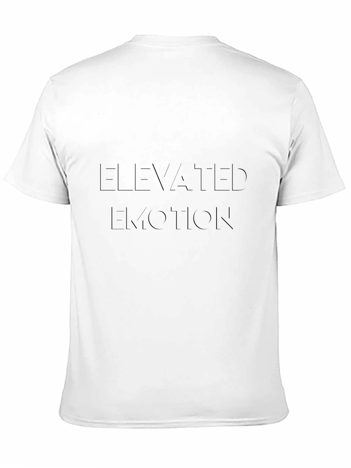 Elevated Emotion Black Crew Neck T-Shirt