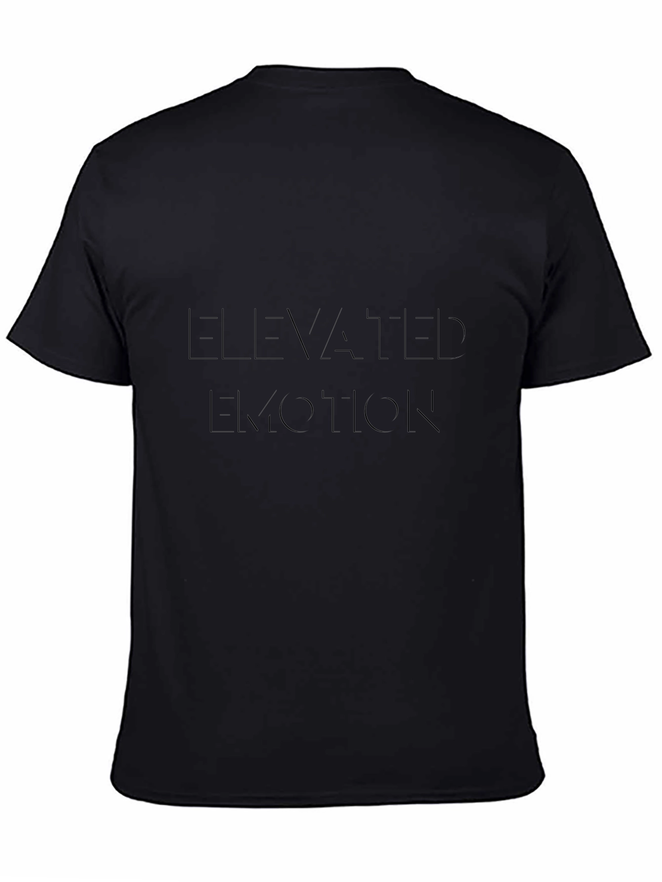 Elevated Emotion Black Crew Neck T-Shirt