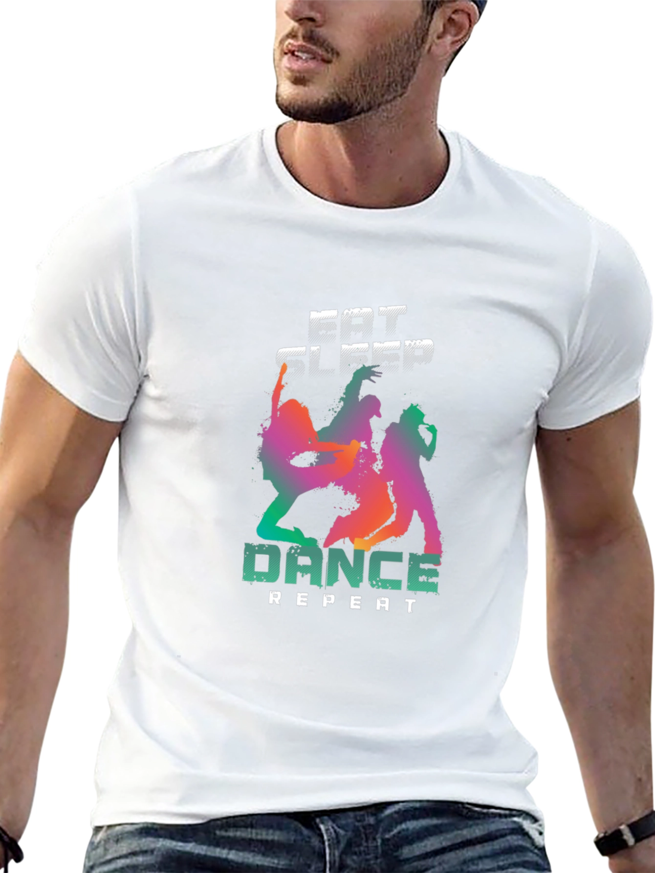 Eat Sleep Dance Repeat Graphic T-Shirt