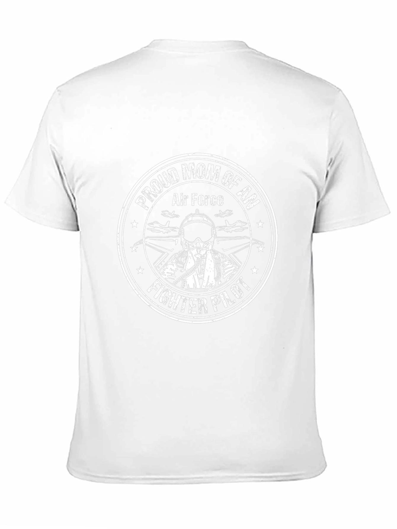 Proud Air Force Mom T-Shirt Fighter Pilot Tee
