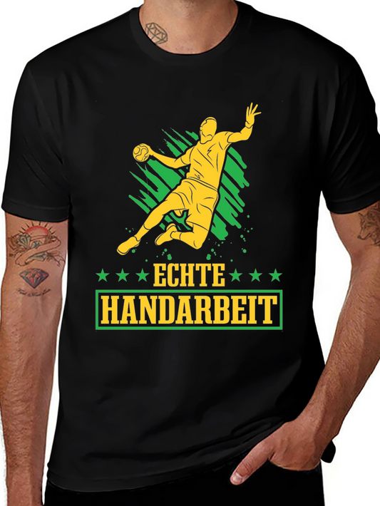 Echte Handarbeit Handball Graphic T-Shirt