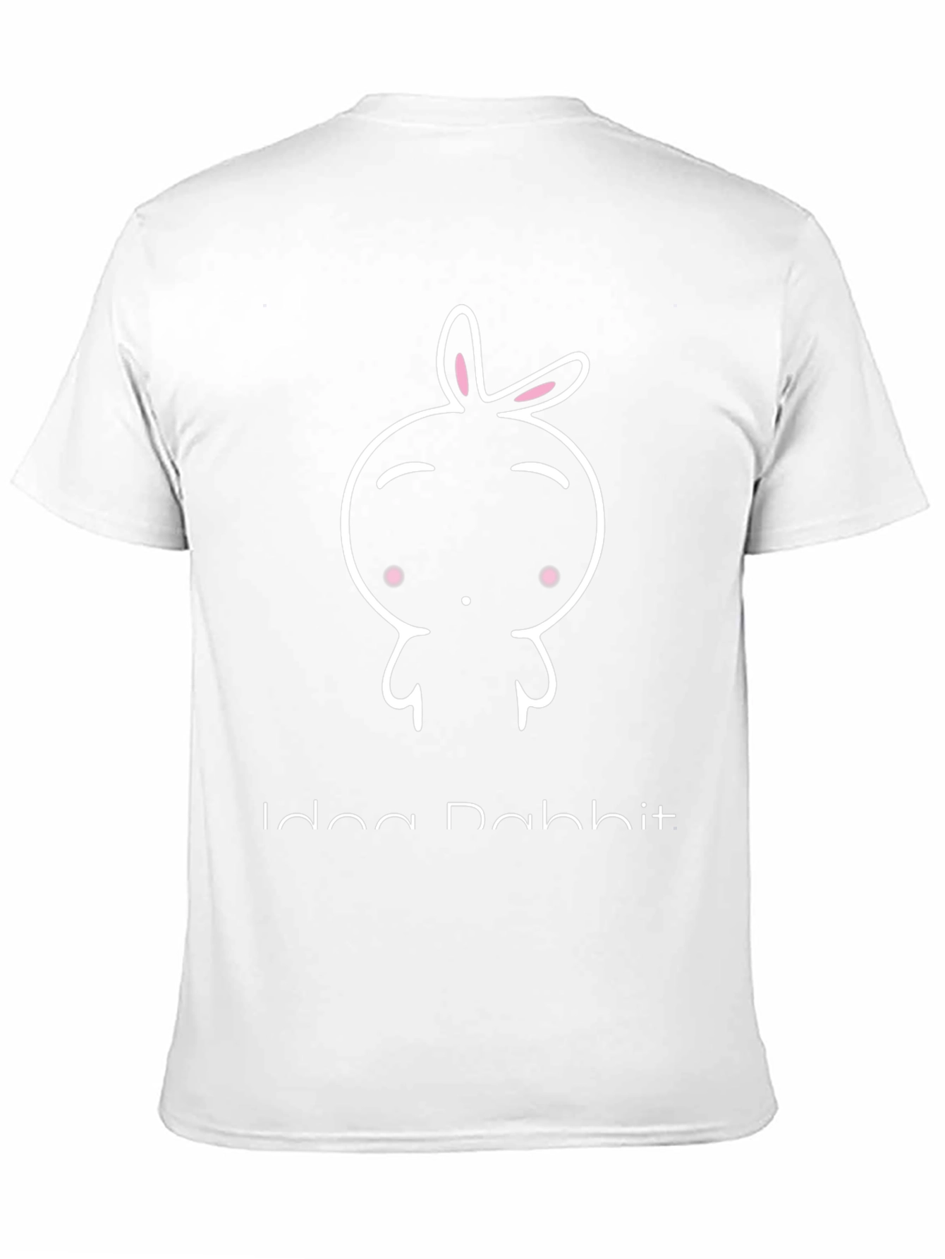 Cute Idea Rabbit Black Graphic Tee