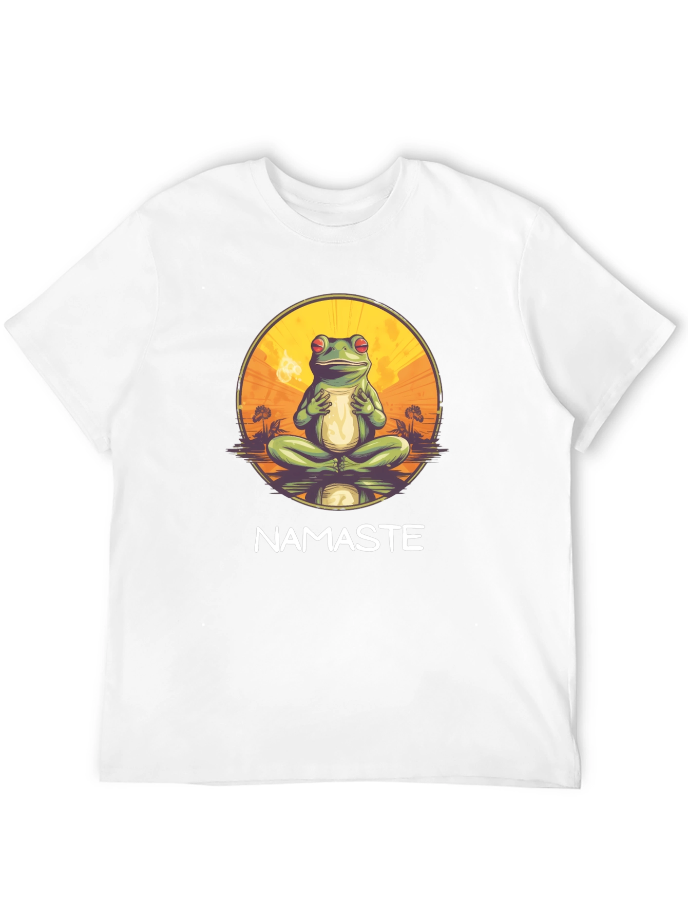 Namaste Frog Graphic Tee