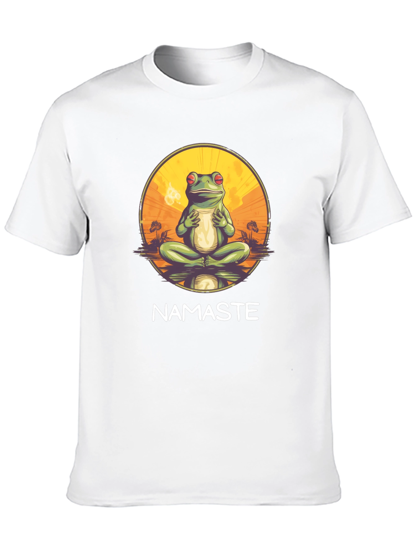 Namaste Frog Graphic Tee